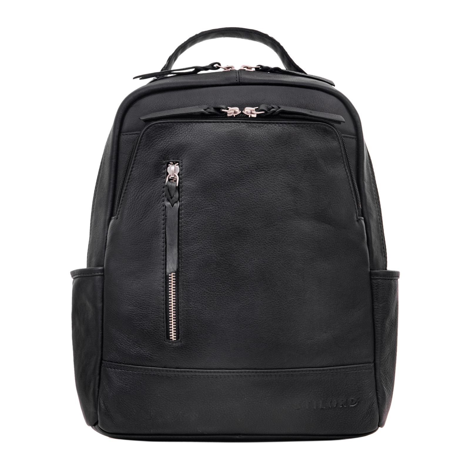 STILORD Notebook-Rucksack "Aiden" Moderner Vintage Leder Rucksack Unisex mittel-groß
