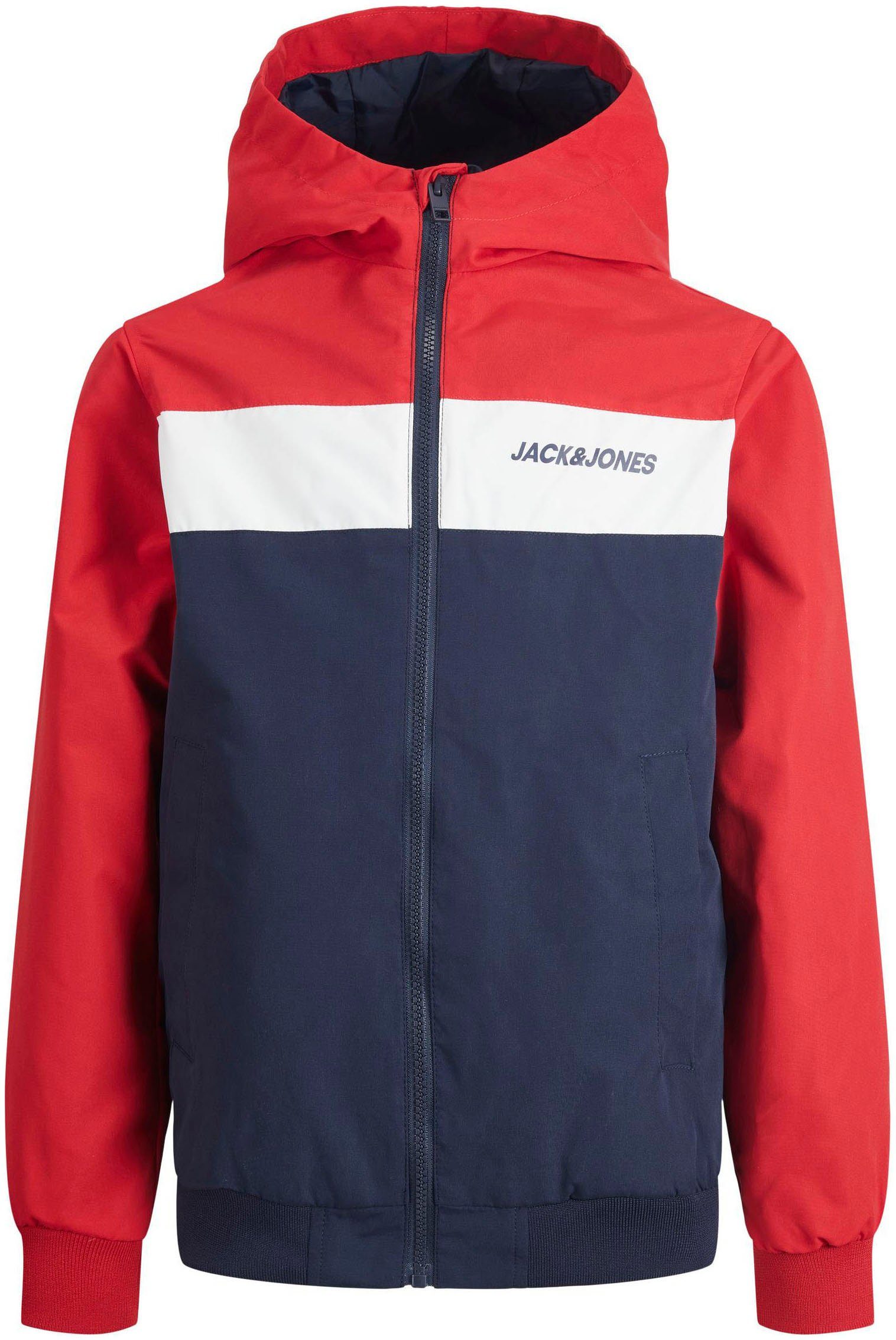 & Outdoorjacke Jack red true Junior Jones