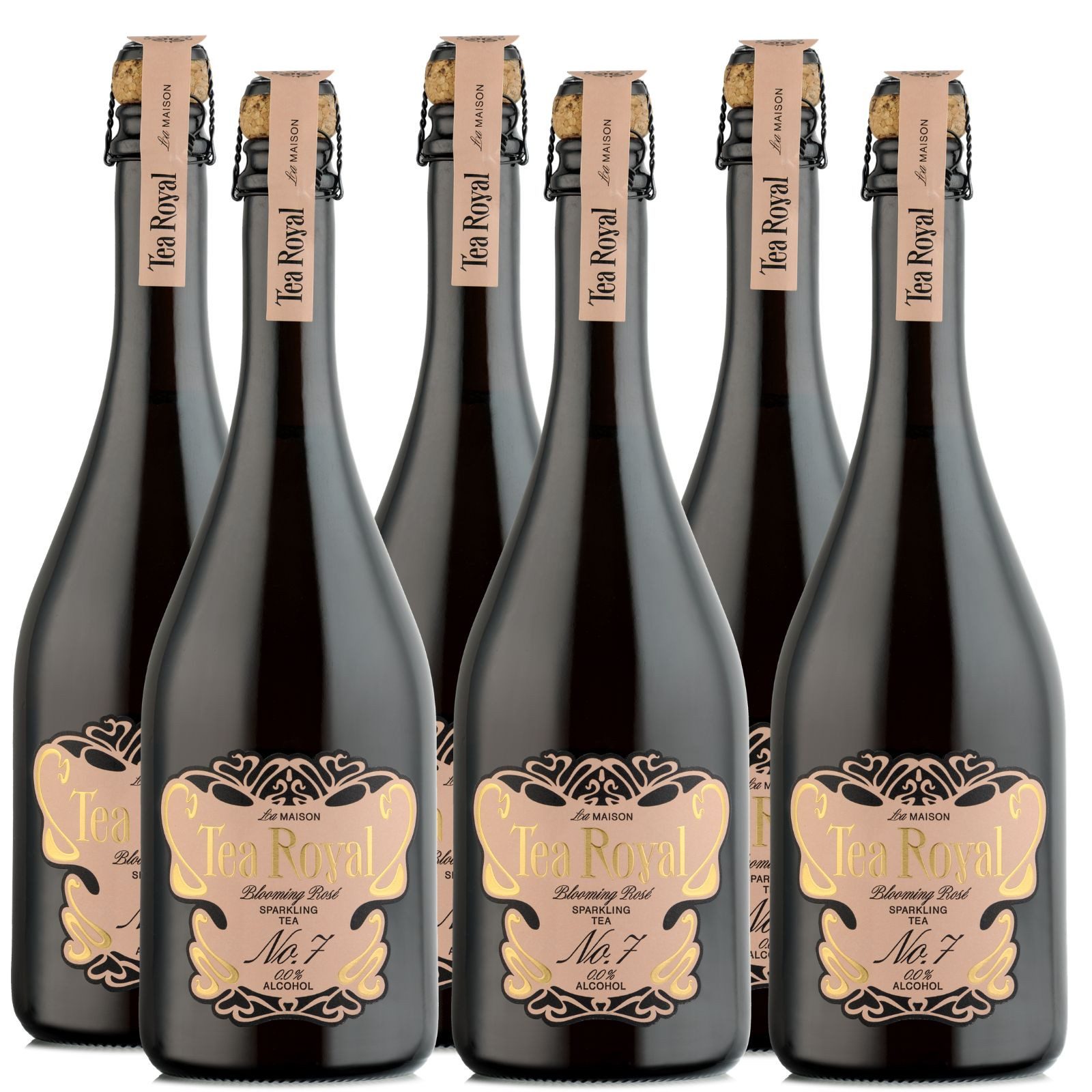 Tea Royal Sekt Tea Royal No. 7 Blooming Rosé Sparkling (6x 0,75l), 6 x 0,75 l