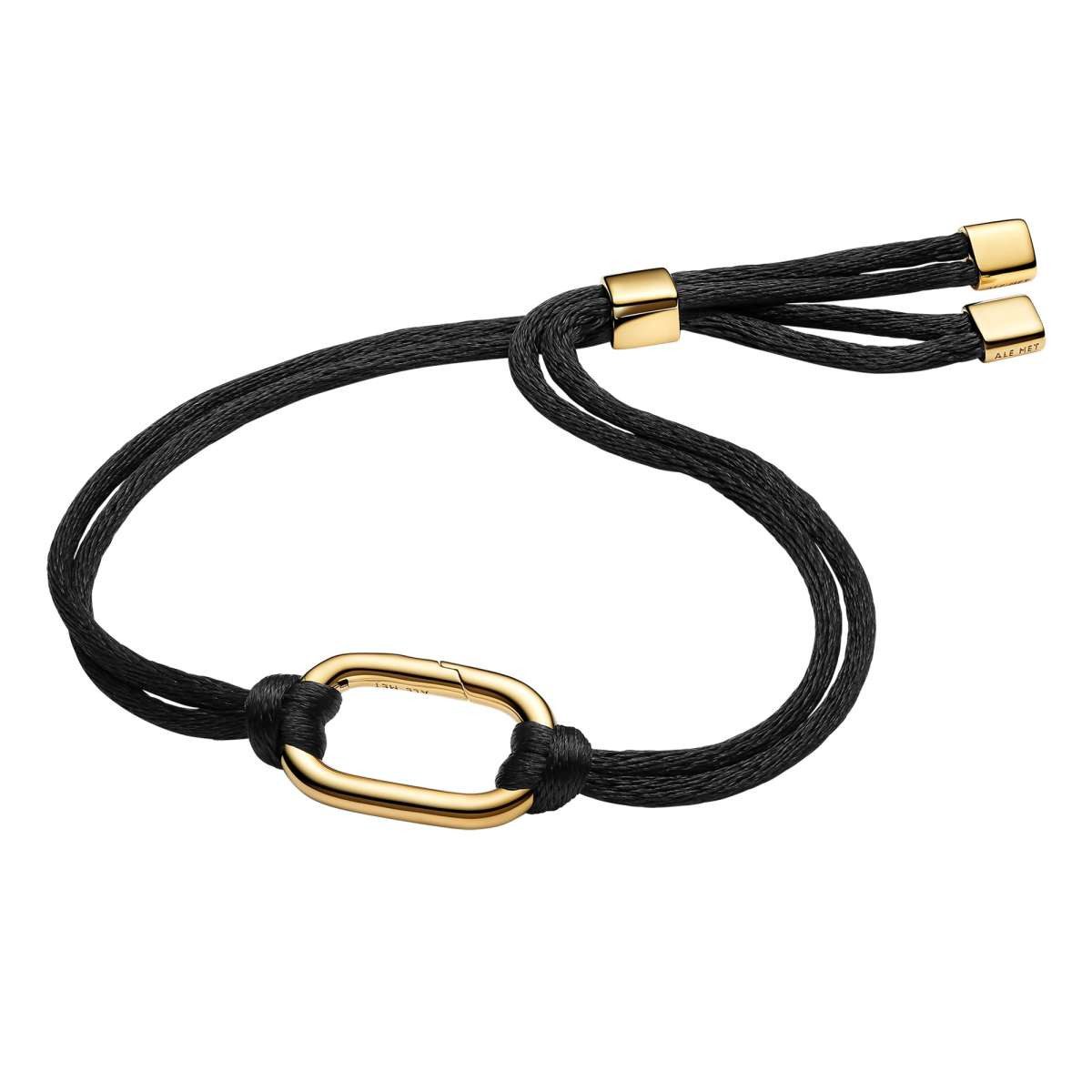 Pandora Armband 564680C01-2, Damenarmband mit Aufklappbarem Element Schwarz