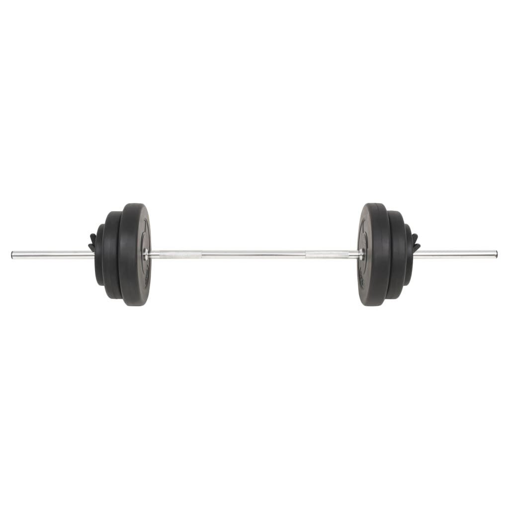 Hantel-Set Langhantel mit Gewichten 60 kg