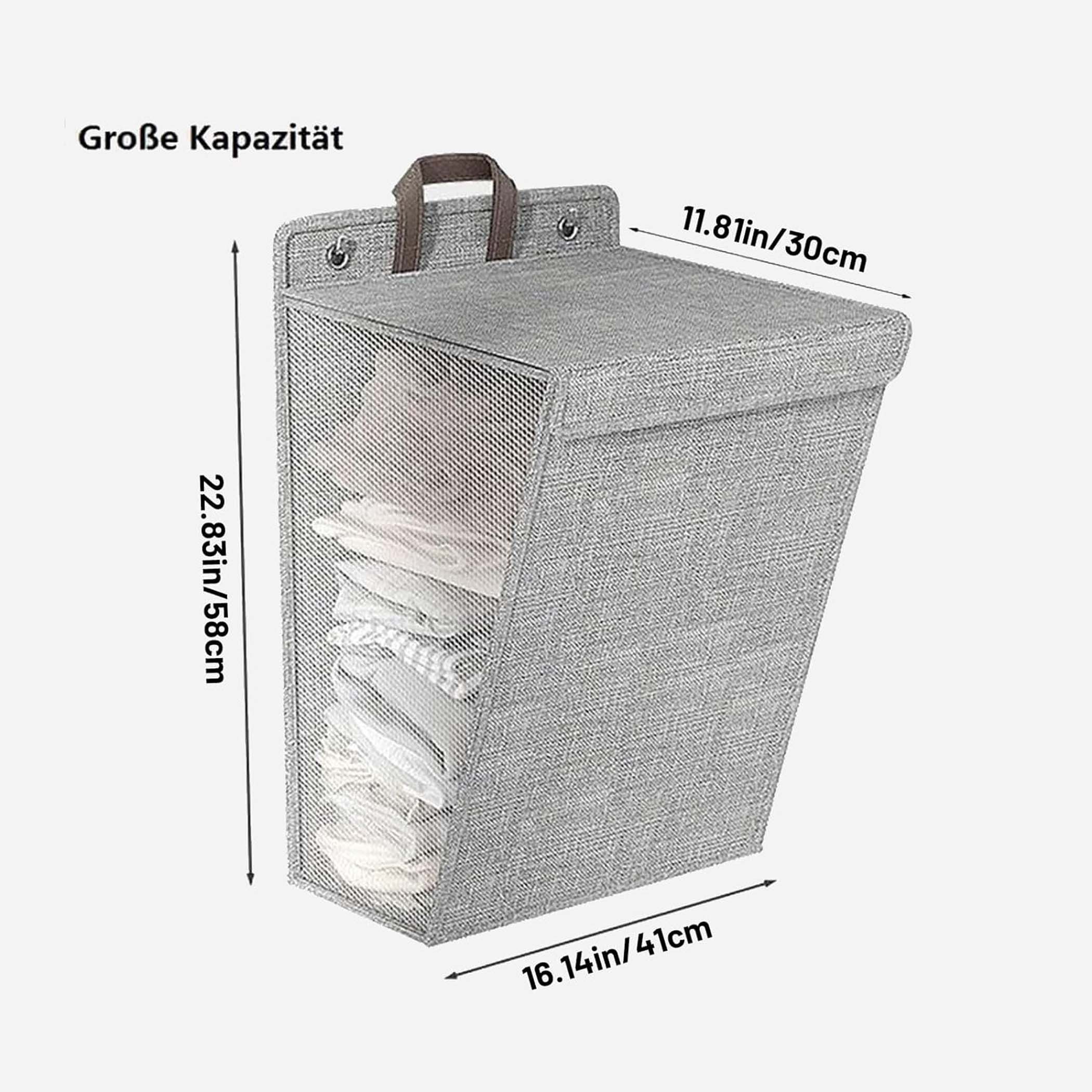 Auledio Wäschekorb Faltbar 60L mit Deckel günstig online kaufen