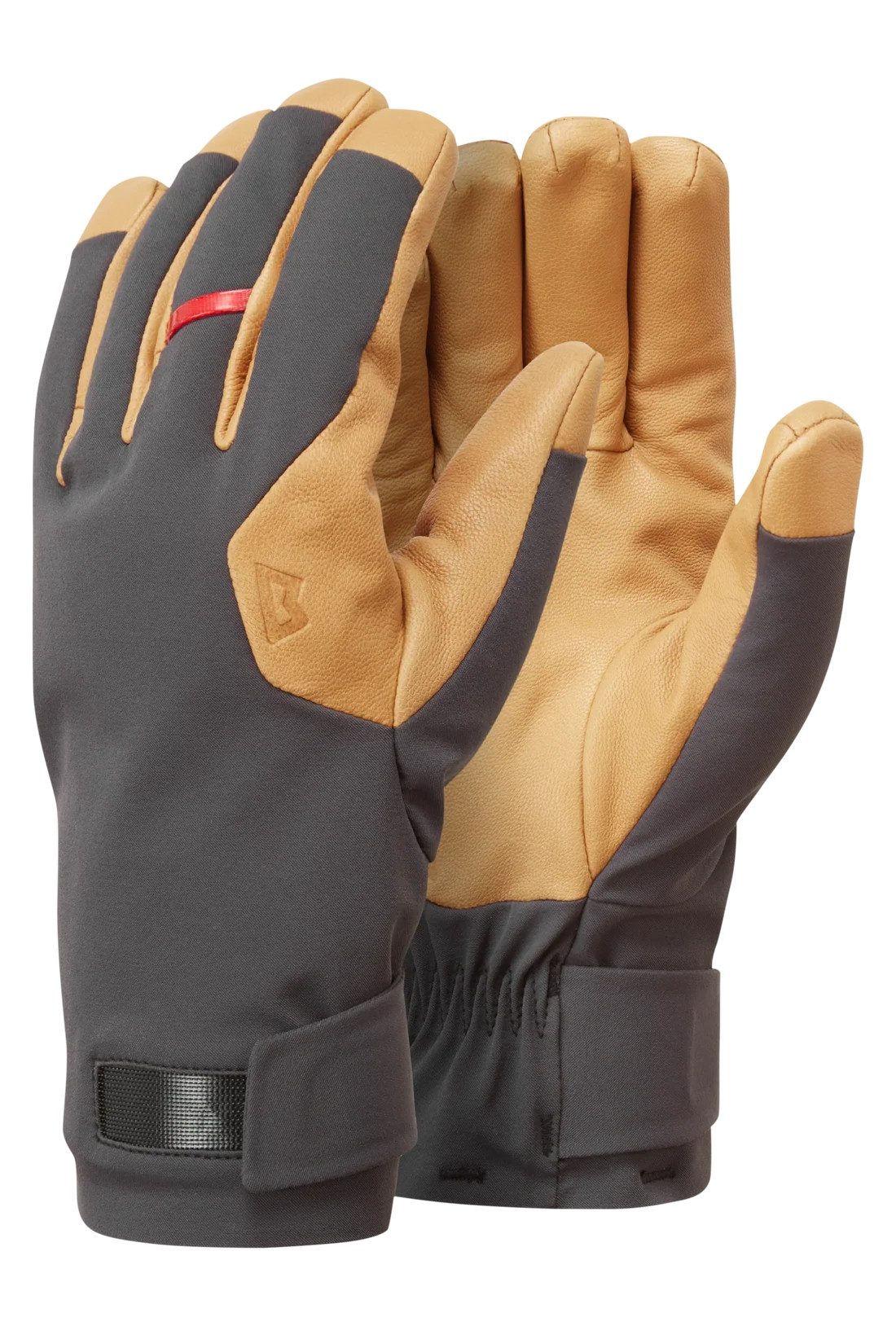 Mountain Equipment Multisporthandschuhe Direkt Glove Fingerhandschuhe Obsidian/Tan