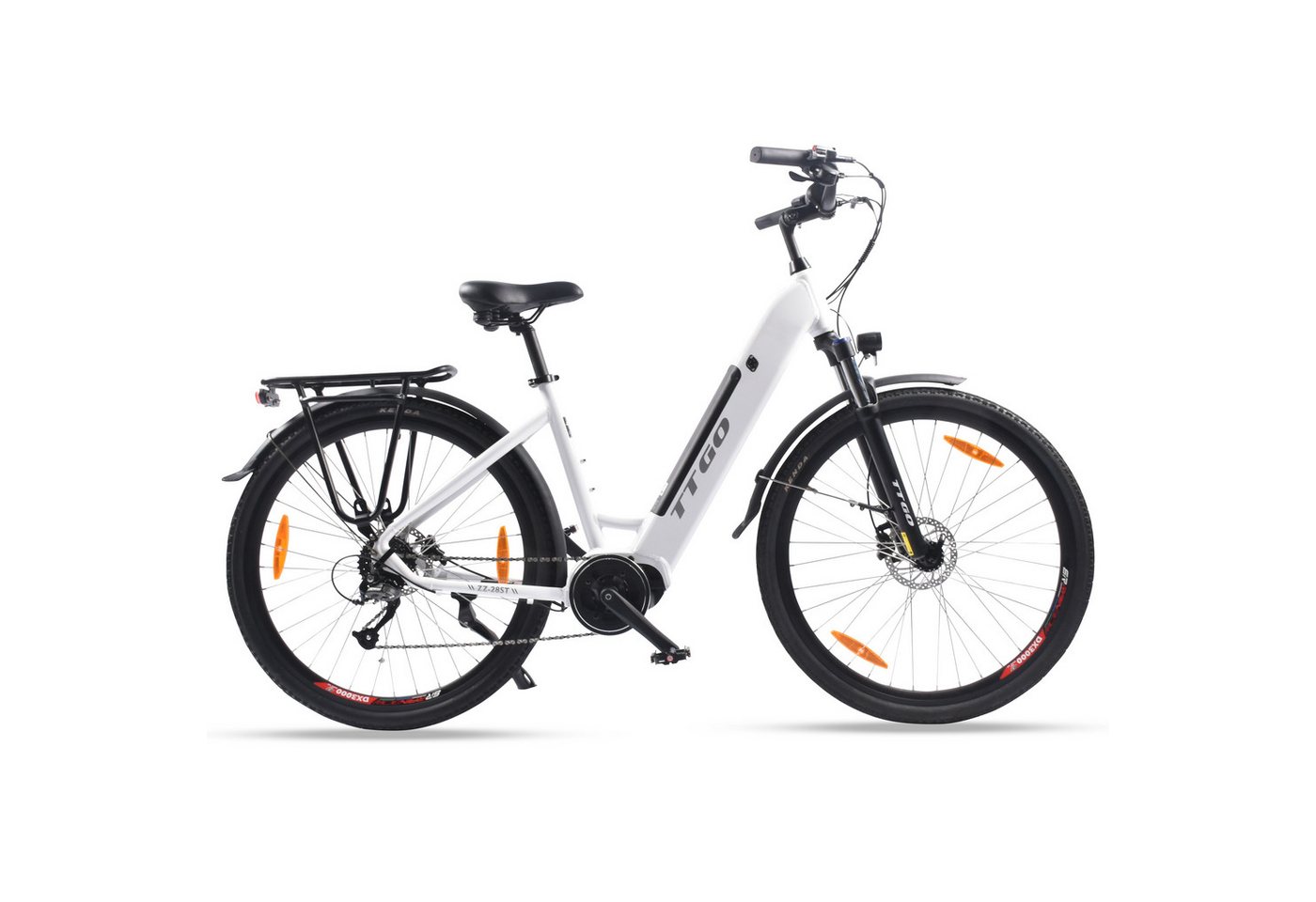 Thumbnail - ombar E-Bike 28 Zoll Elektrofahrrad Für Damen und Herren, E-Cityrad 250W HeckMotor, 9 Gang, 720 Wh, 720Wh Wechselakku,bi...