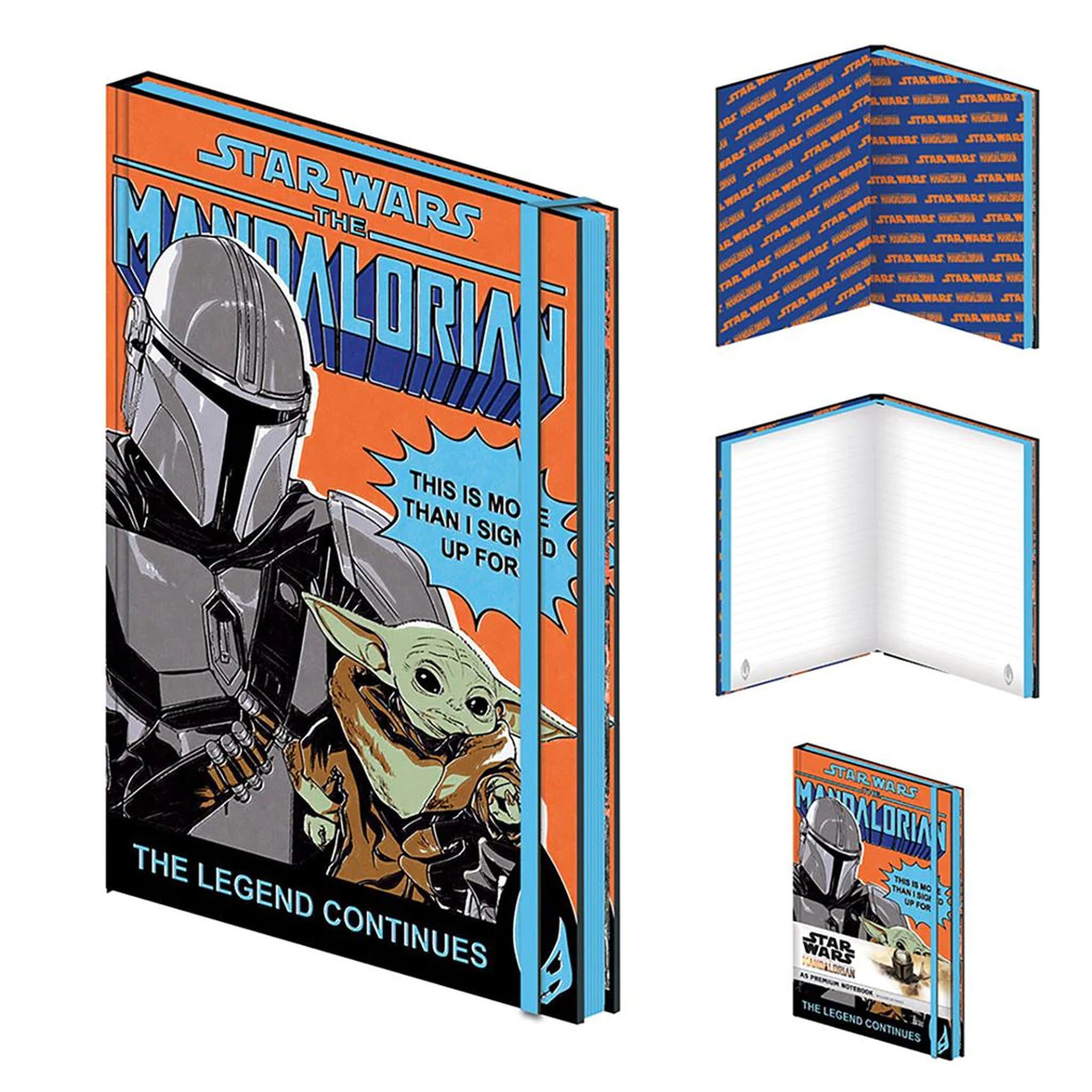 Notizbuch Star Wars - Luxus-Notizbuch - The Mandalorian - Signed Up