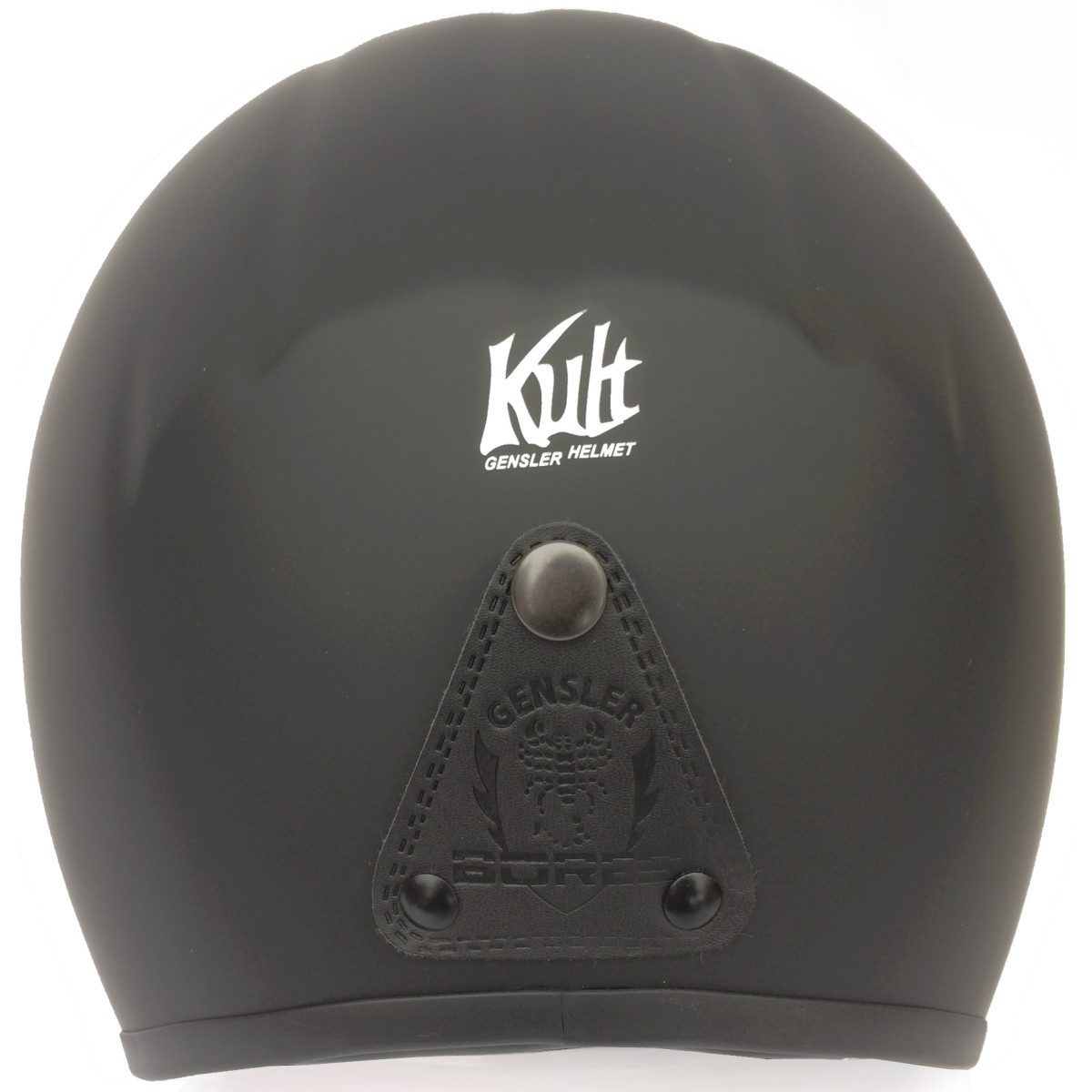 Bores Motorradhelm Bores Gensler Kult 3 Matt-Schwarz Jethelm (1er Set), jethelm für motorrad