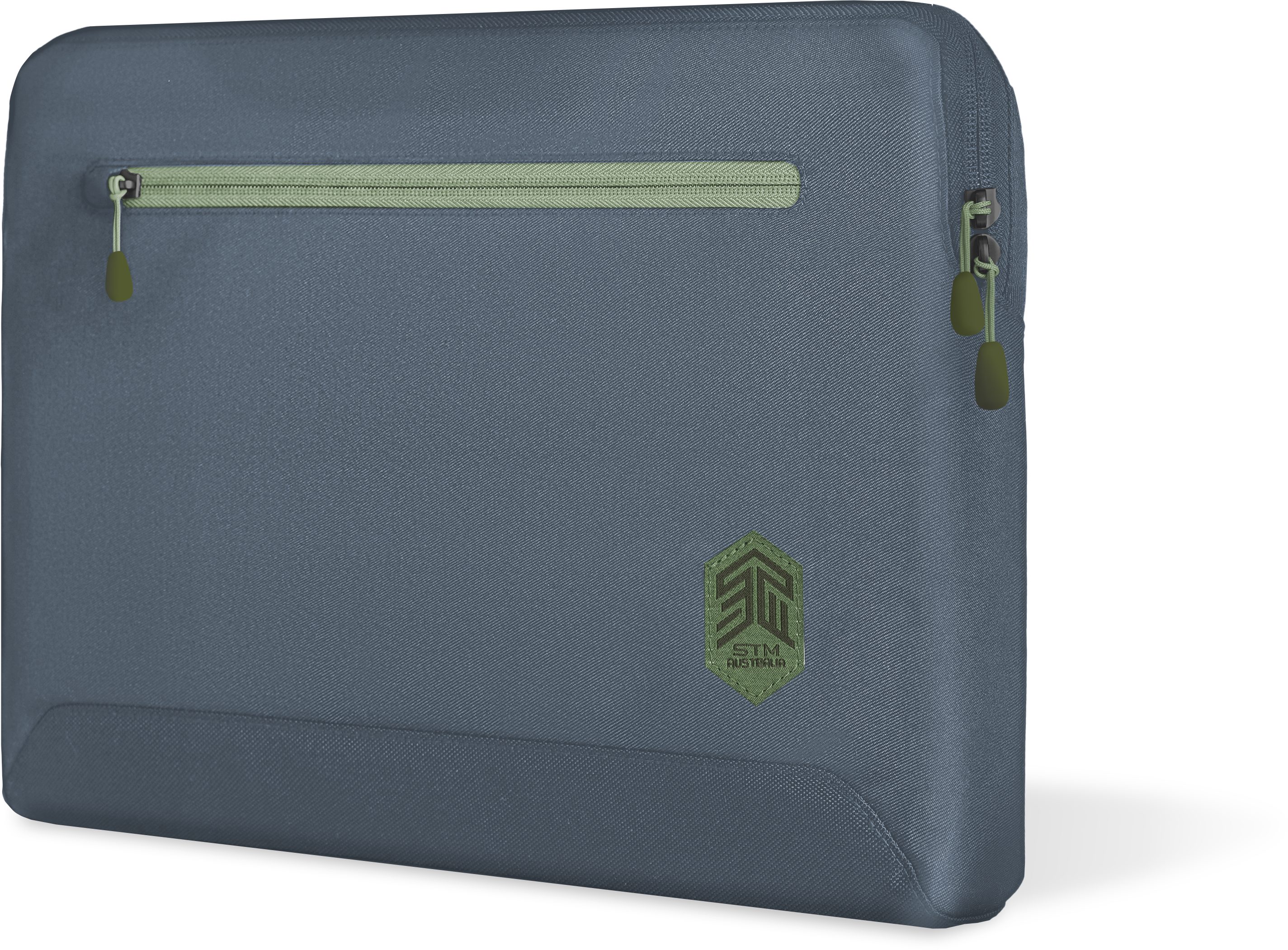 STM Goods Laptoptasche ECO Sleeve, Aus 100% recyceltem Polyester, Große Innentasche mit Zusatzfach außen