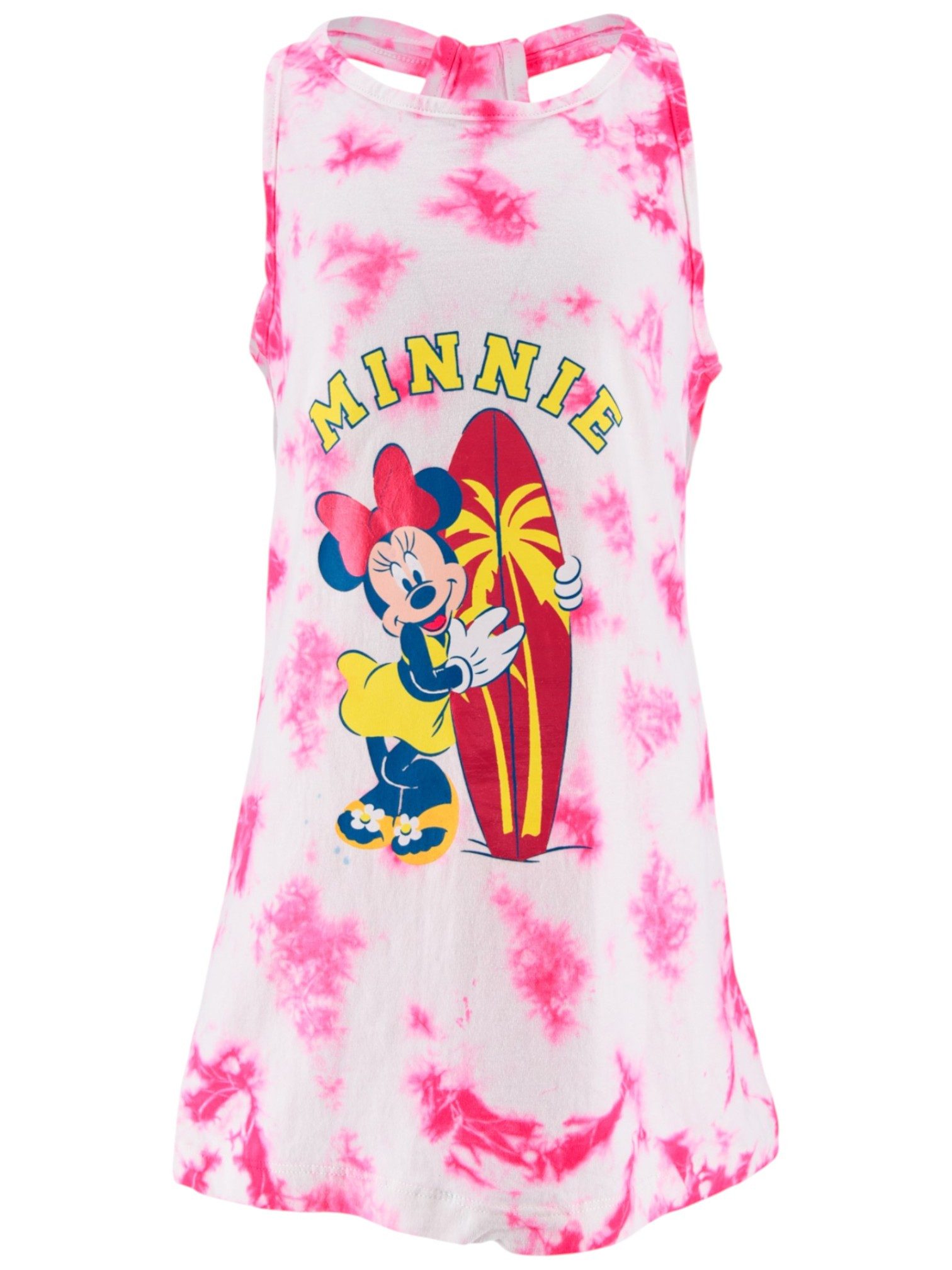 Disney Minnie Mouse Sommerkleid Minnie Maus Mädchen Jerseykleid Gr. 98-128 cm