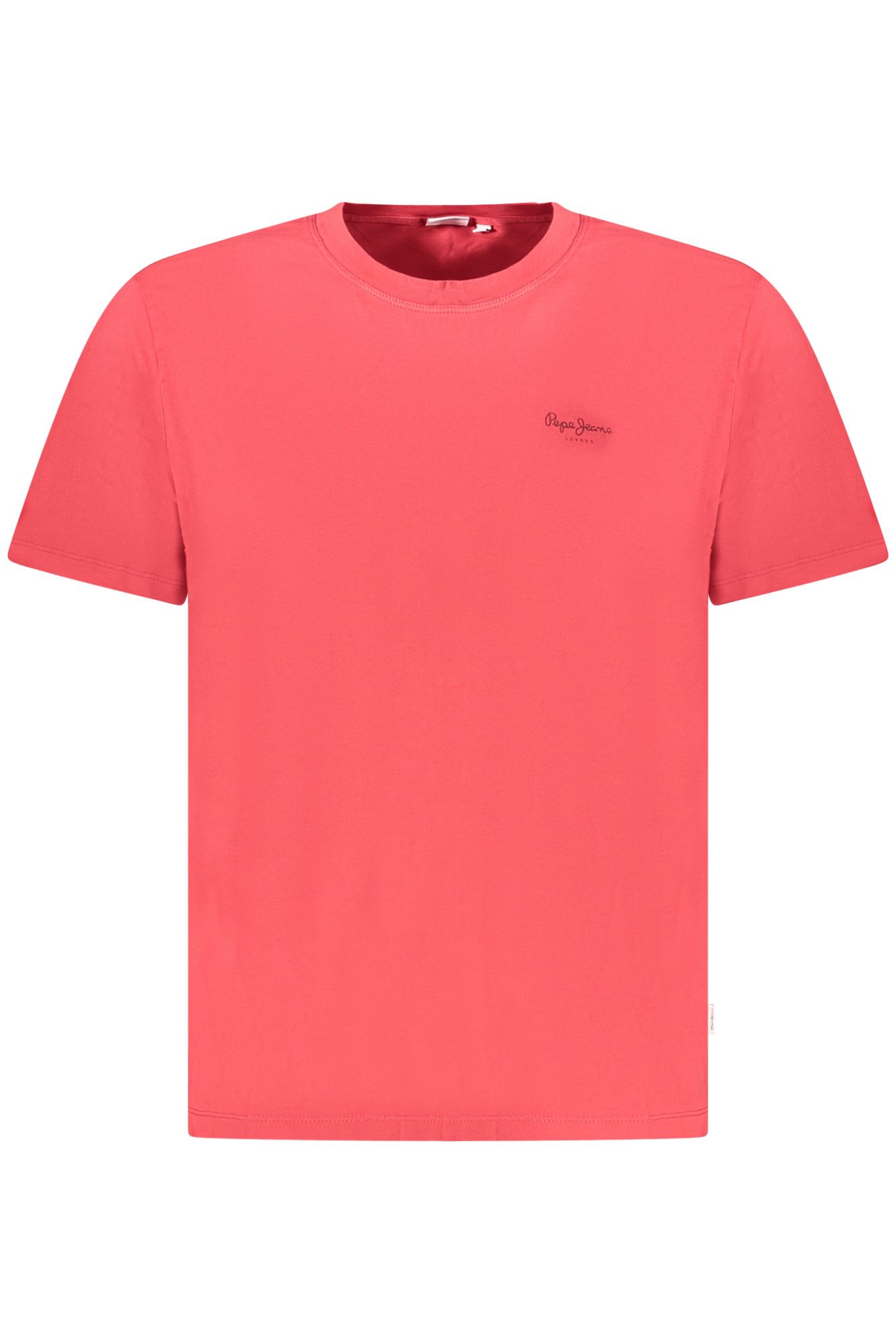 Pepe Jeans T-Shirt Herren T-Shirt Rot: Kurzarm, Rundhals, Logo