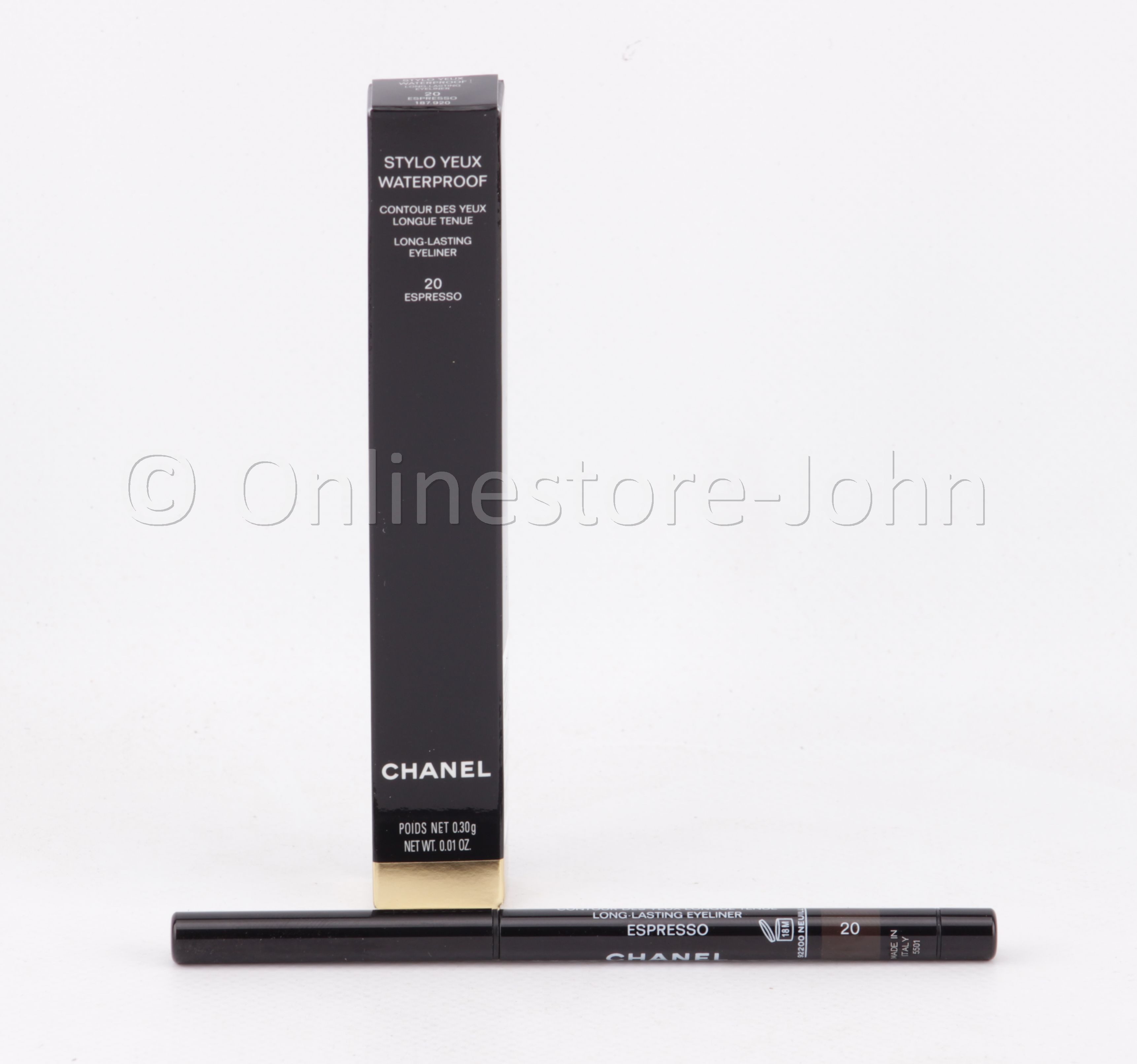 CHANEL Хайлайтер Stylo Yeux Waterproof Long-Lasting Eyeliner 0,3g - 20 Espresso