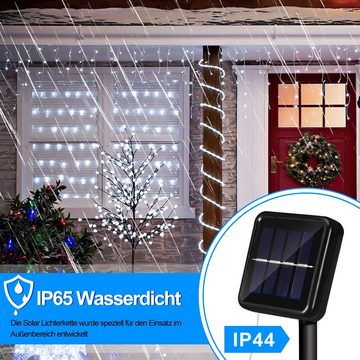 Bettizia LED-Lichterschlauch Solar Lichtschlauch Wasserdicht Lichterkette LED Lichterschlauch