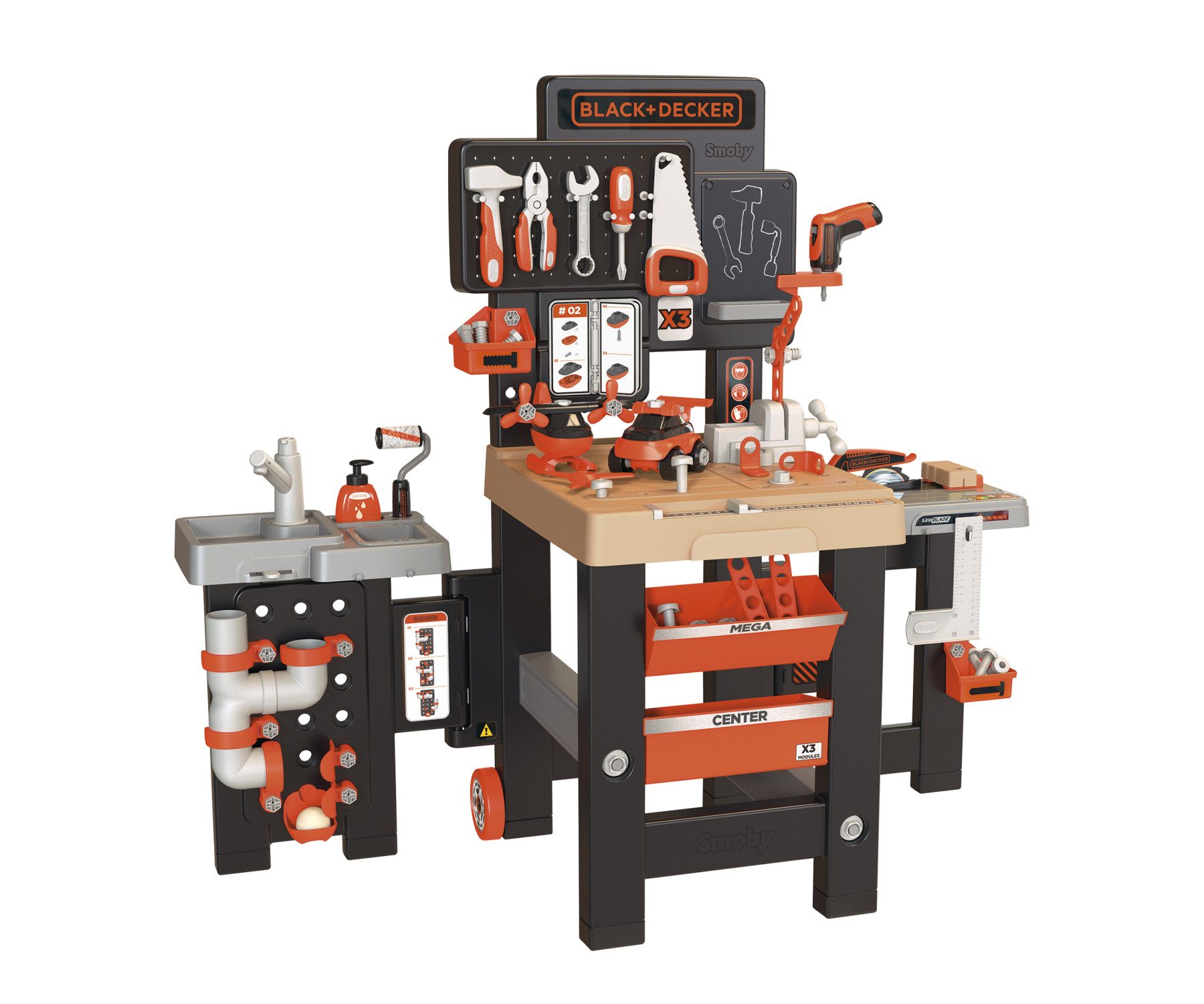 Smoby Spielwerkbank Black+Decker Mega Center