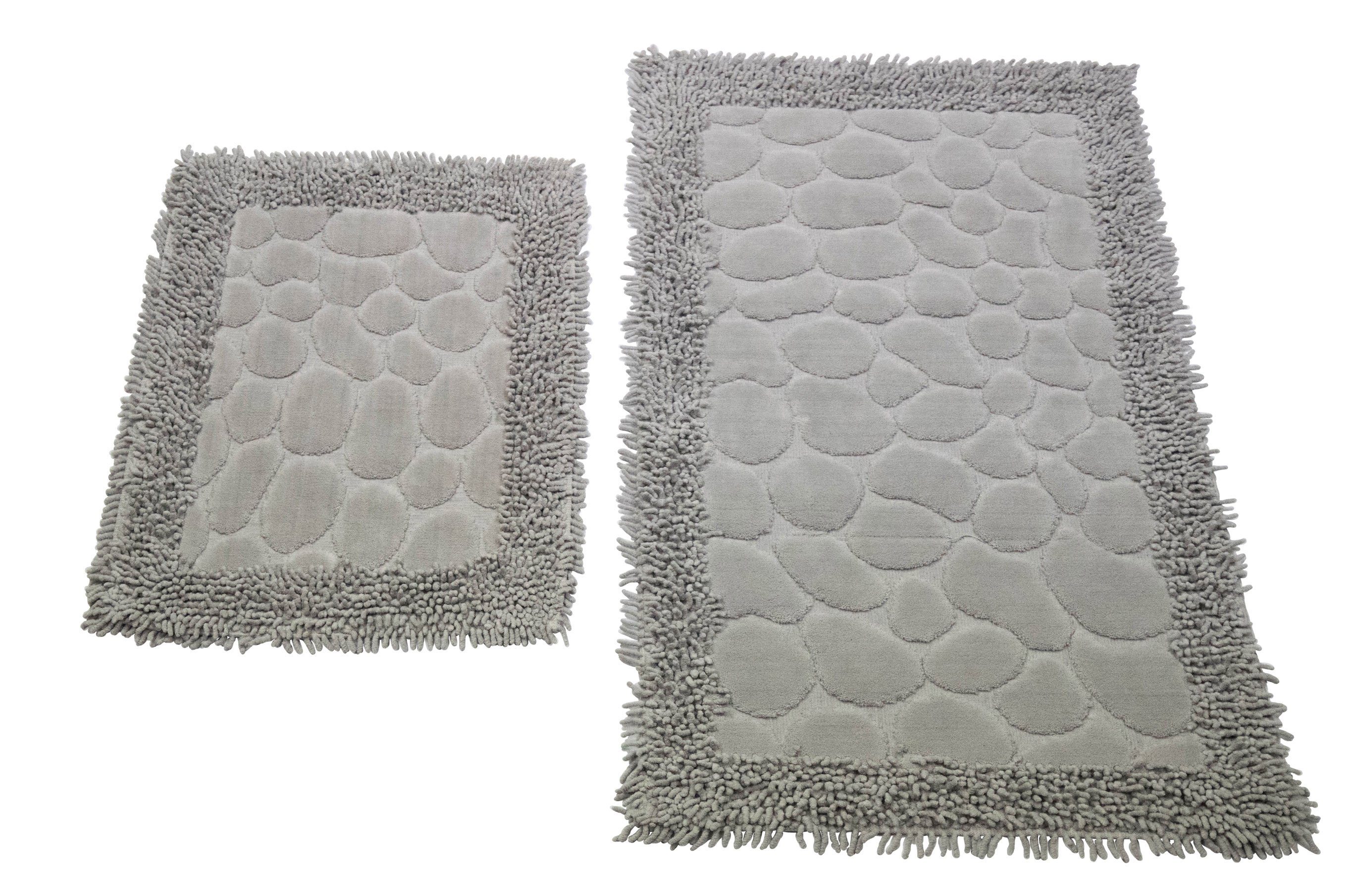 TeppichHome24 Teppich Badematten Set 2-teilig sandfarben günstig online kaufen