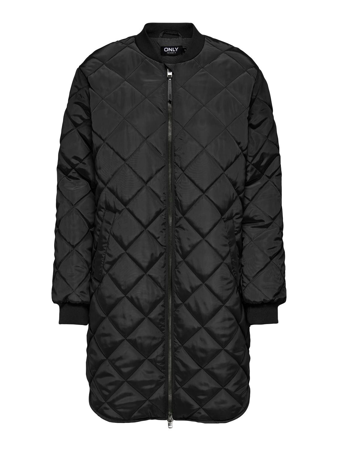 ONLY Steppmantel ONLJESSICA QUILTED COAT ZIP CC OTW Kunstfaser, Baseball Style