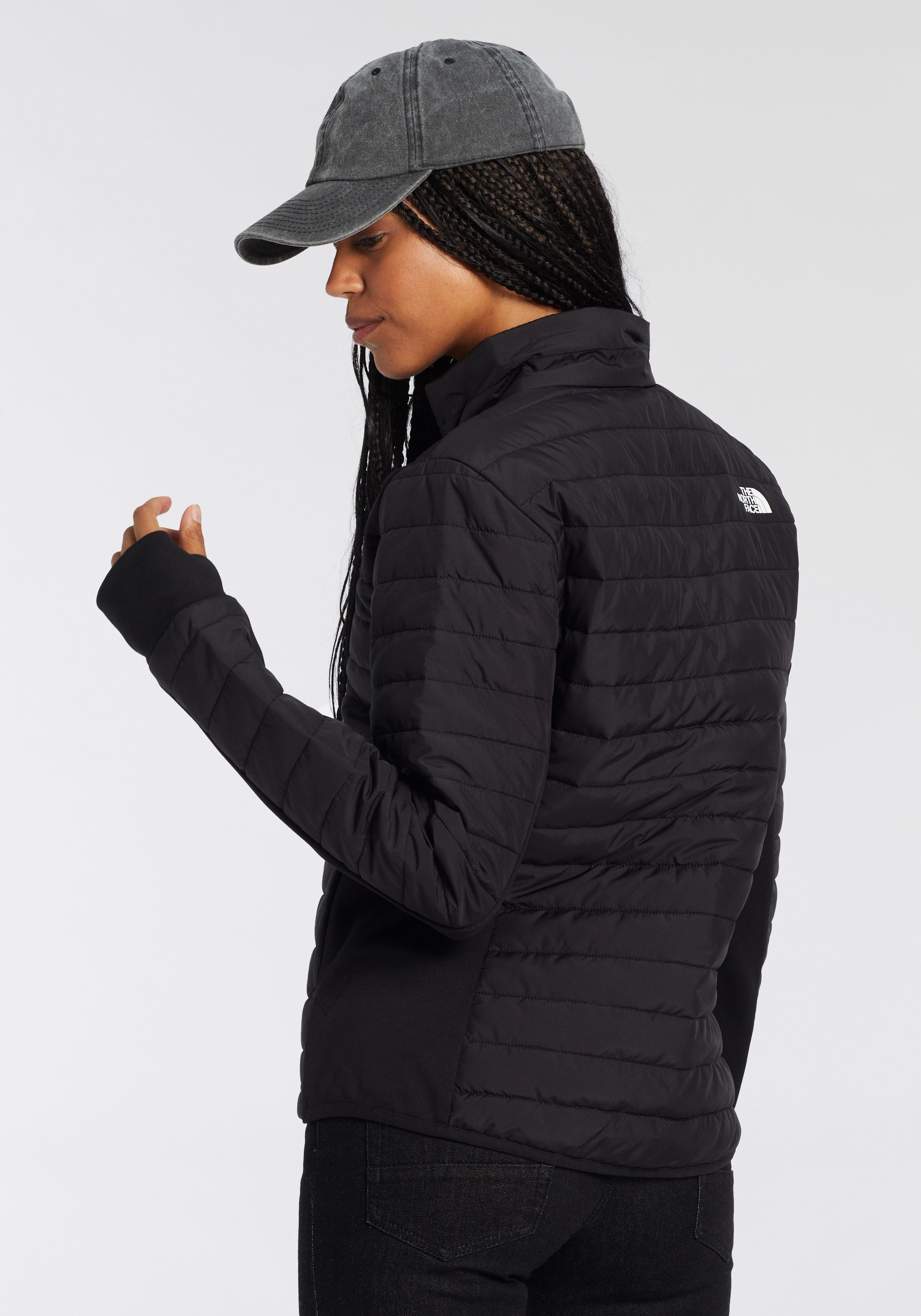 The North Face Steppjacke W CANYONLANDS HYBRID JACKET für vielseitige Freizeitaktivitäten, mit Stehkragen
