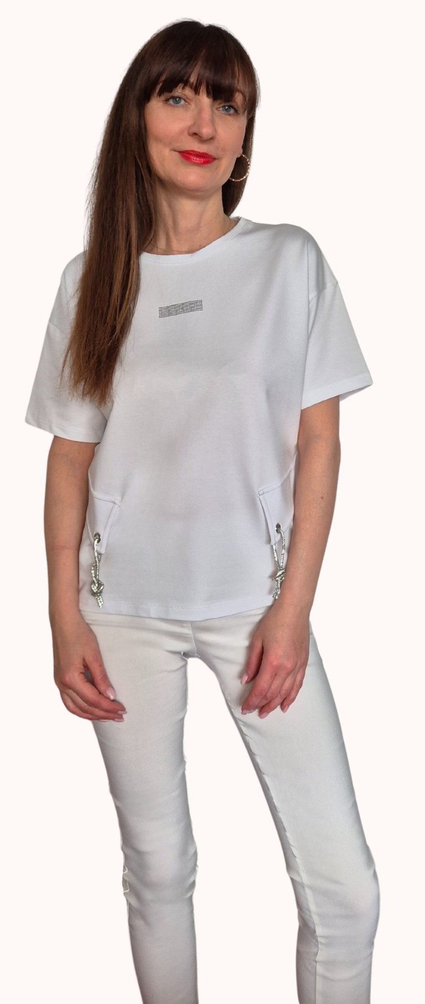 Estefania for woman T-Shirt mit dezenten günstig online kaufen