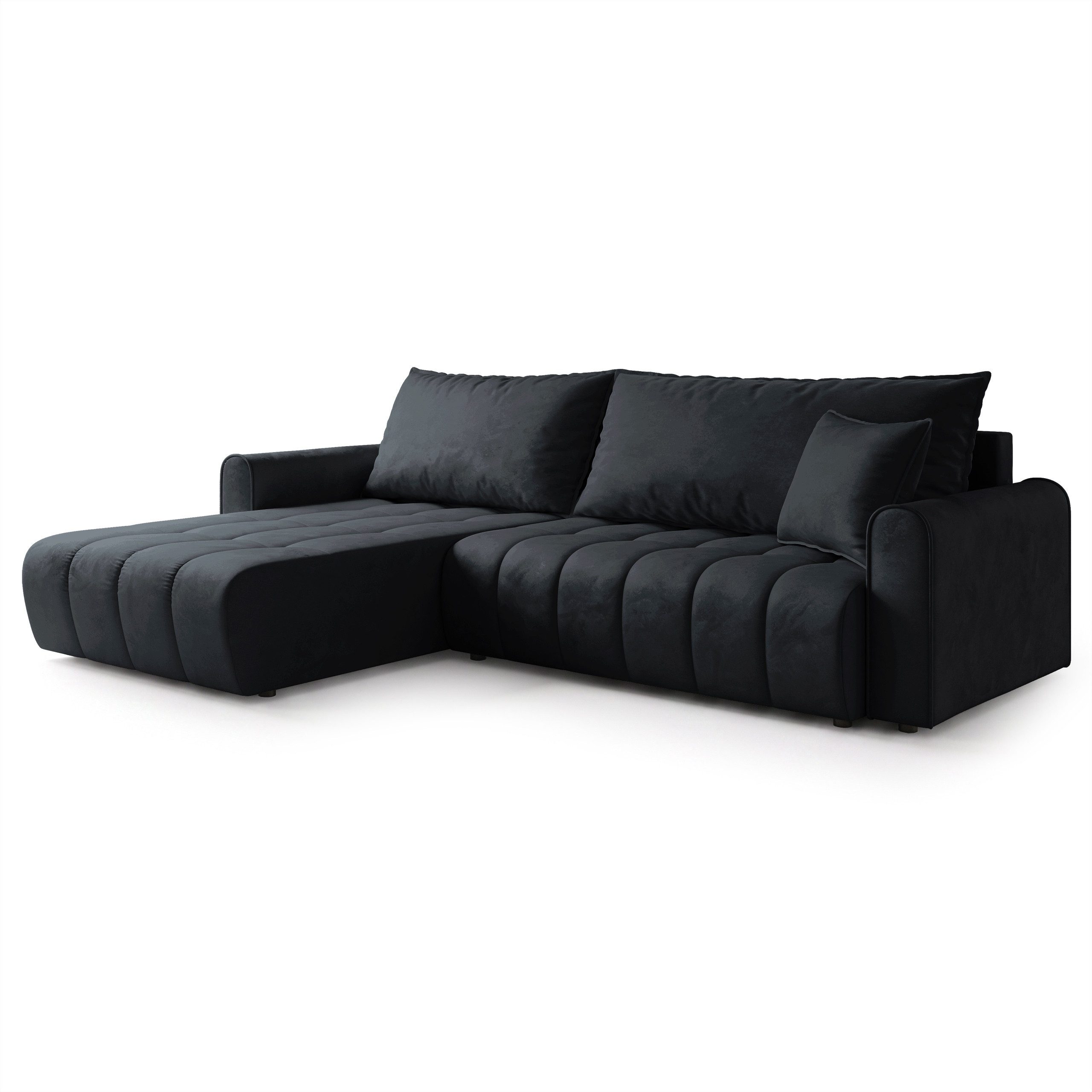 Masseno Ecksofa FRIGA mit Schlaffunktion L-Form, Sofa mit Bettkasten