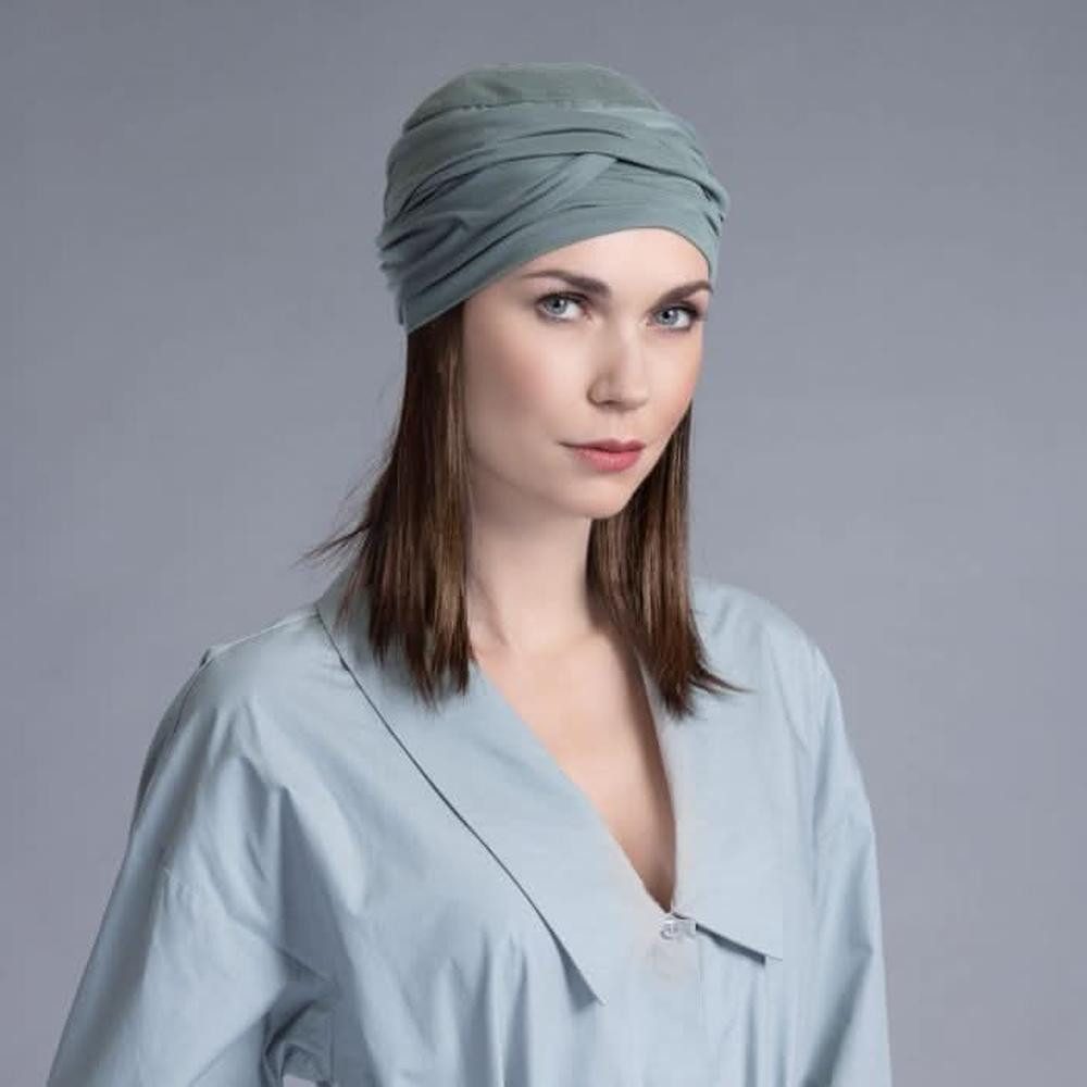 Ellen Wille Kopftuch Ellen Wille Magena, Vorgeformter Turban aus atmungsaktivem, weichem Bambus-Material