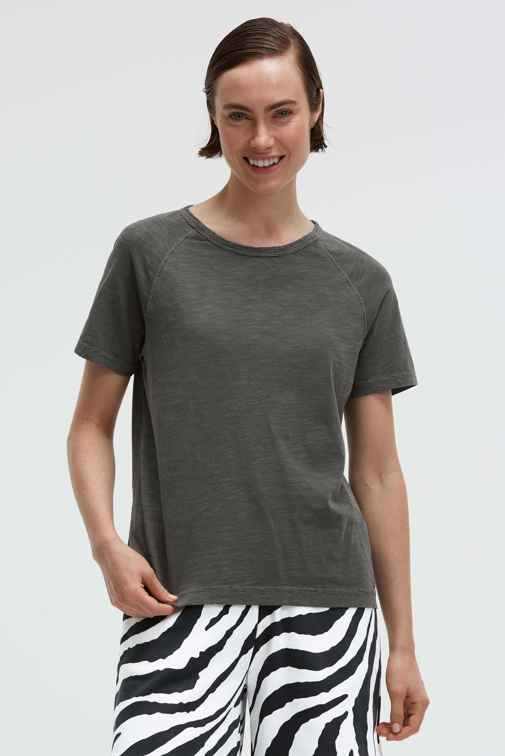 SENSES.THE LABEL Rundhalsshirt aus Baumwolle