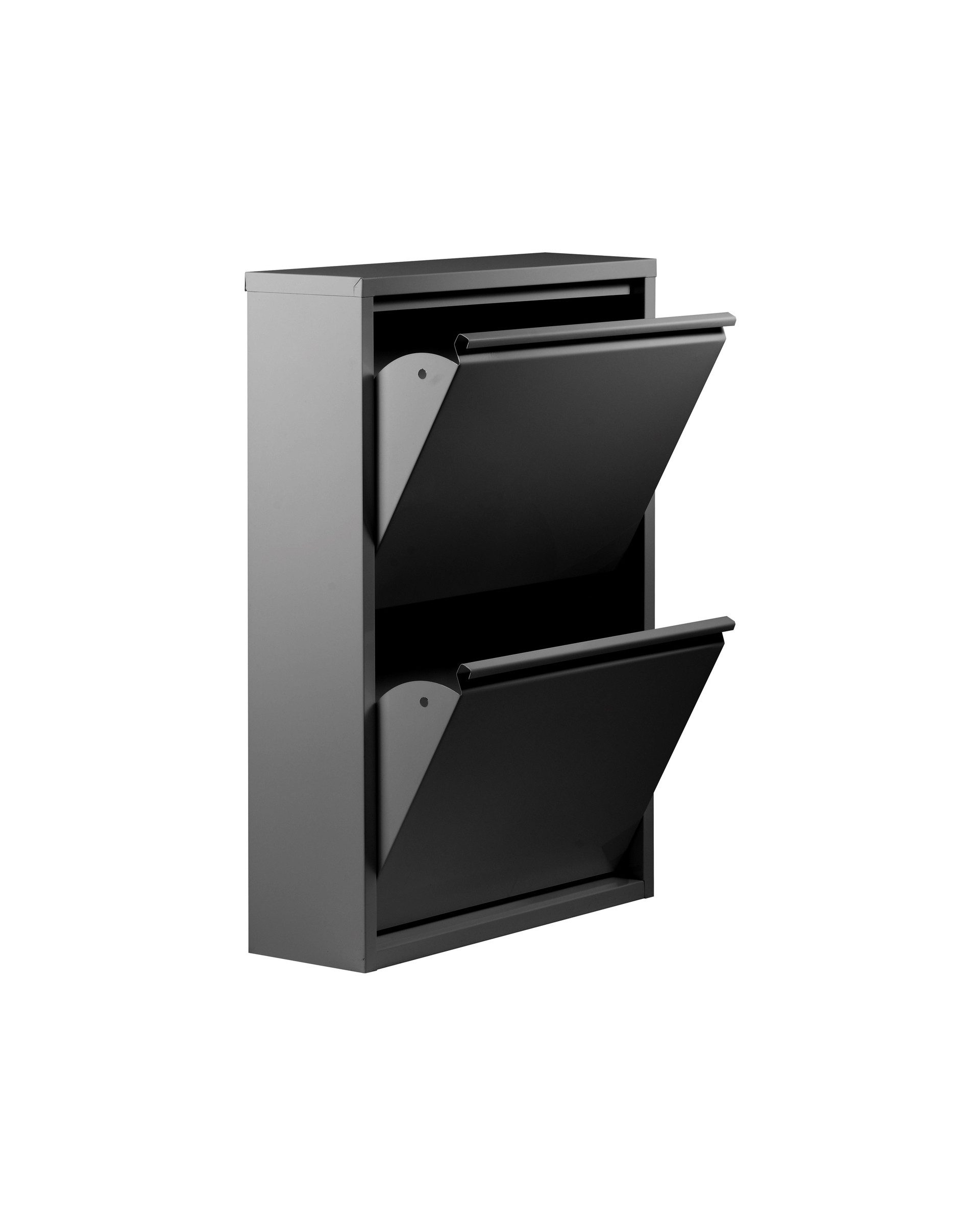 PREISBRECHER Schuhkipper BLACK, (1stk) Schwarz lackiert, Metall, montiert - 50x72x15 (BxHxT)