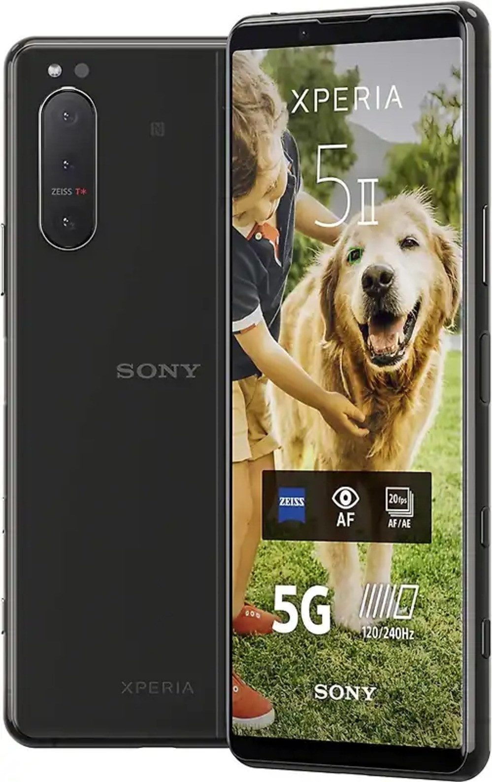 Sony Xperia 5II 128GB / 8GB RAM 5G 4K HDR Videoaufnahme 21:9 OLED Smartphone (15,49 cm, 128 GB Speicherplatz, 120Hz, Snapdragon® 865 Prozessor, 4000 mAh Akku Schnellladefunktion)