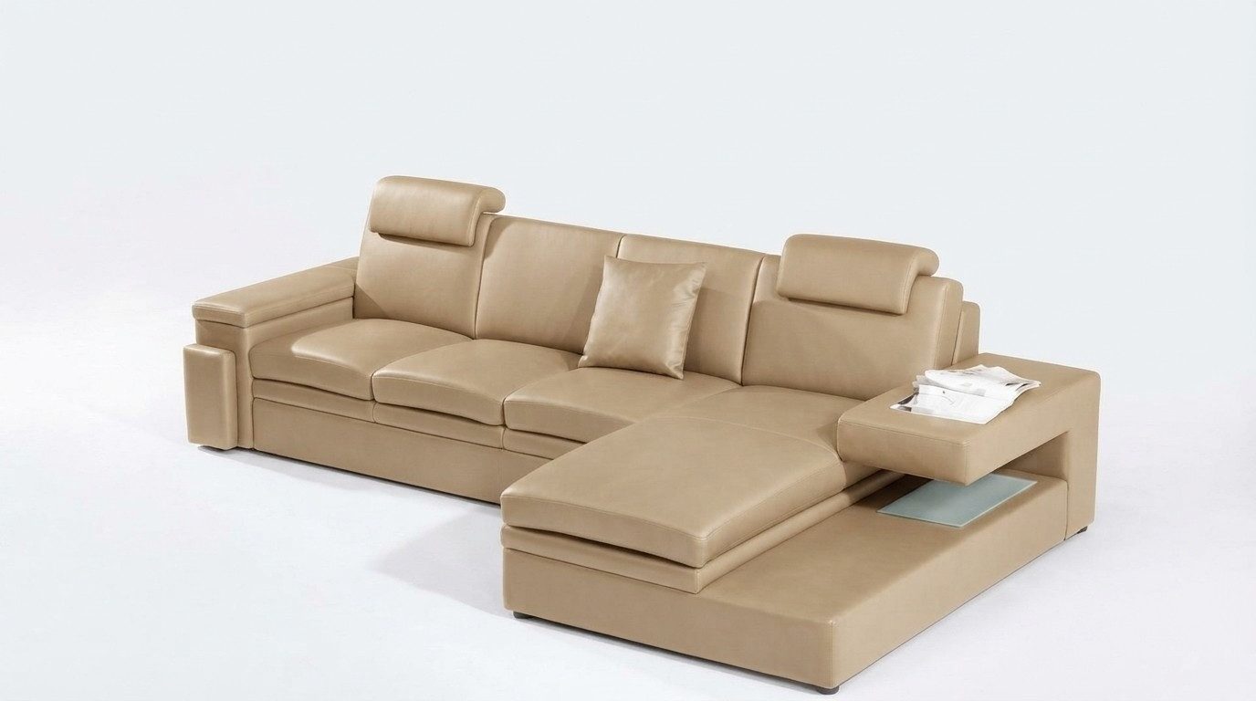 Xlmoebel Ecksofa Moderne Wohnlandschaft mit weicher Polsterung in elegantem Design, Ecksofa, Hergestellt in Europa