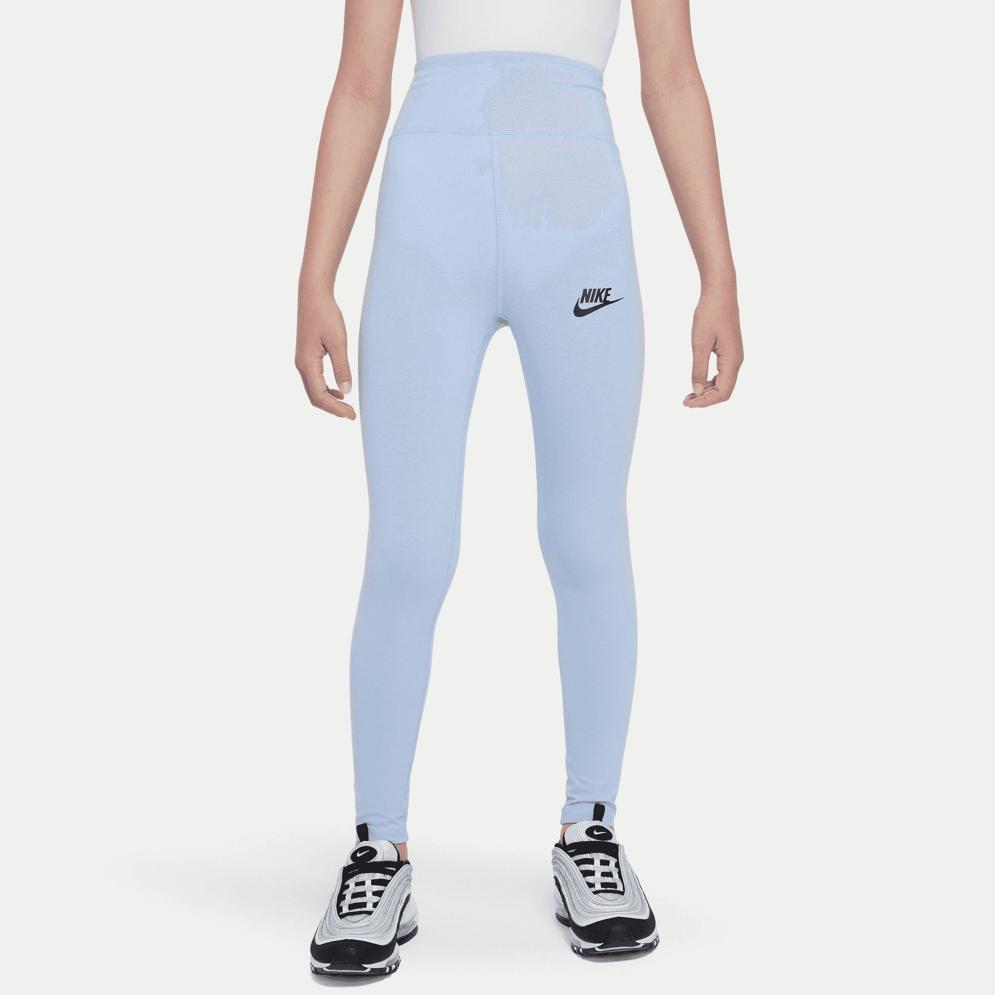 G SW HW Sportswear Leggings Nike blau LGGNG NSW FAVORITES