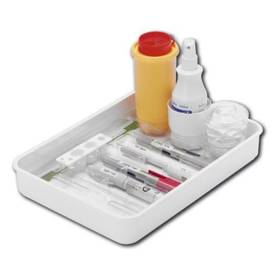 helmut schwarz gmbh Tablett melijekt Insulin-Pen-Tablett 6R-35/E, Kunststoff