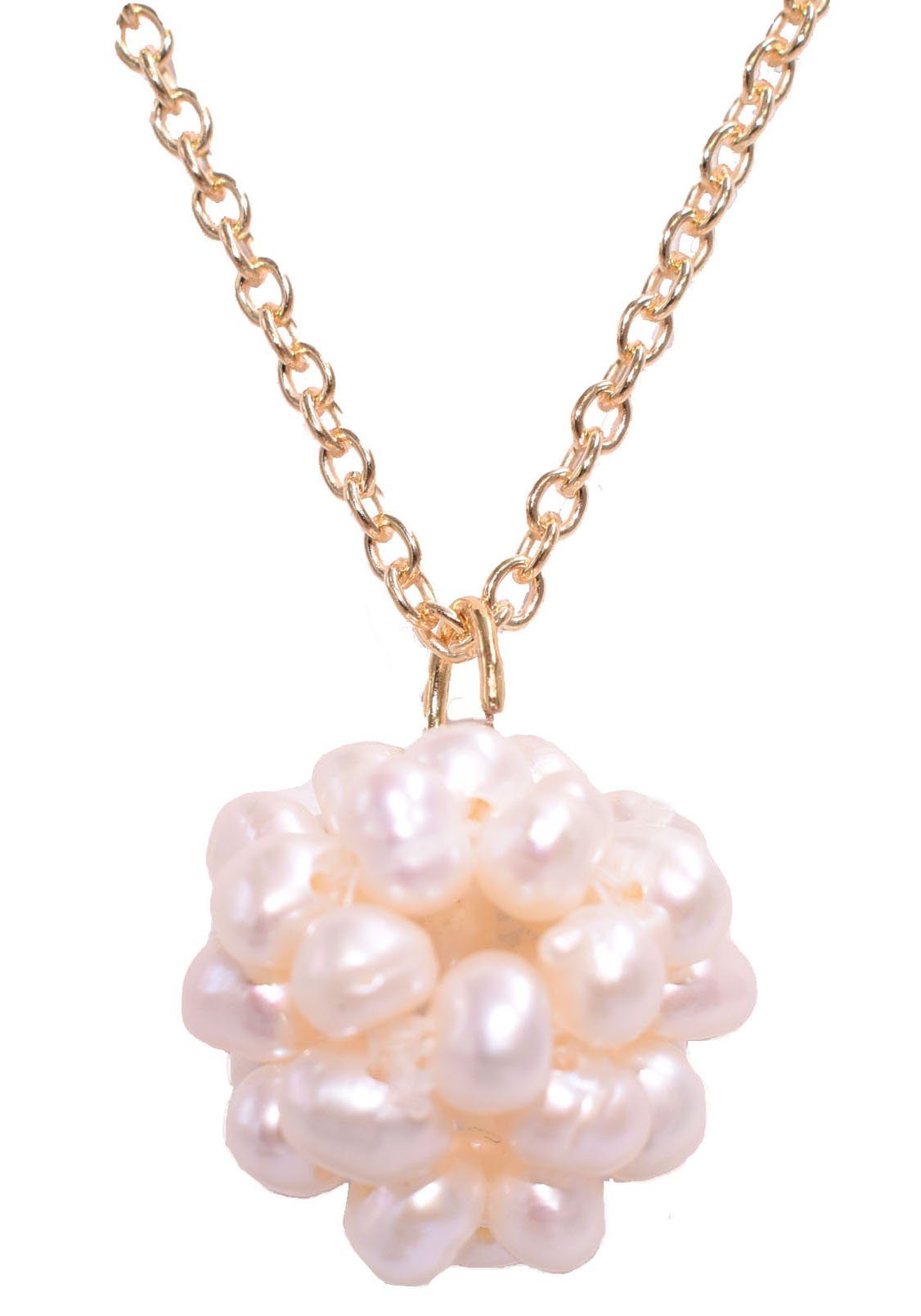 Firetti Kette mit Anhänger Schmuck Geschenk Perlen, Made in Germany - mit Naturperle