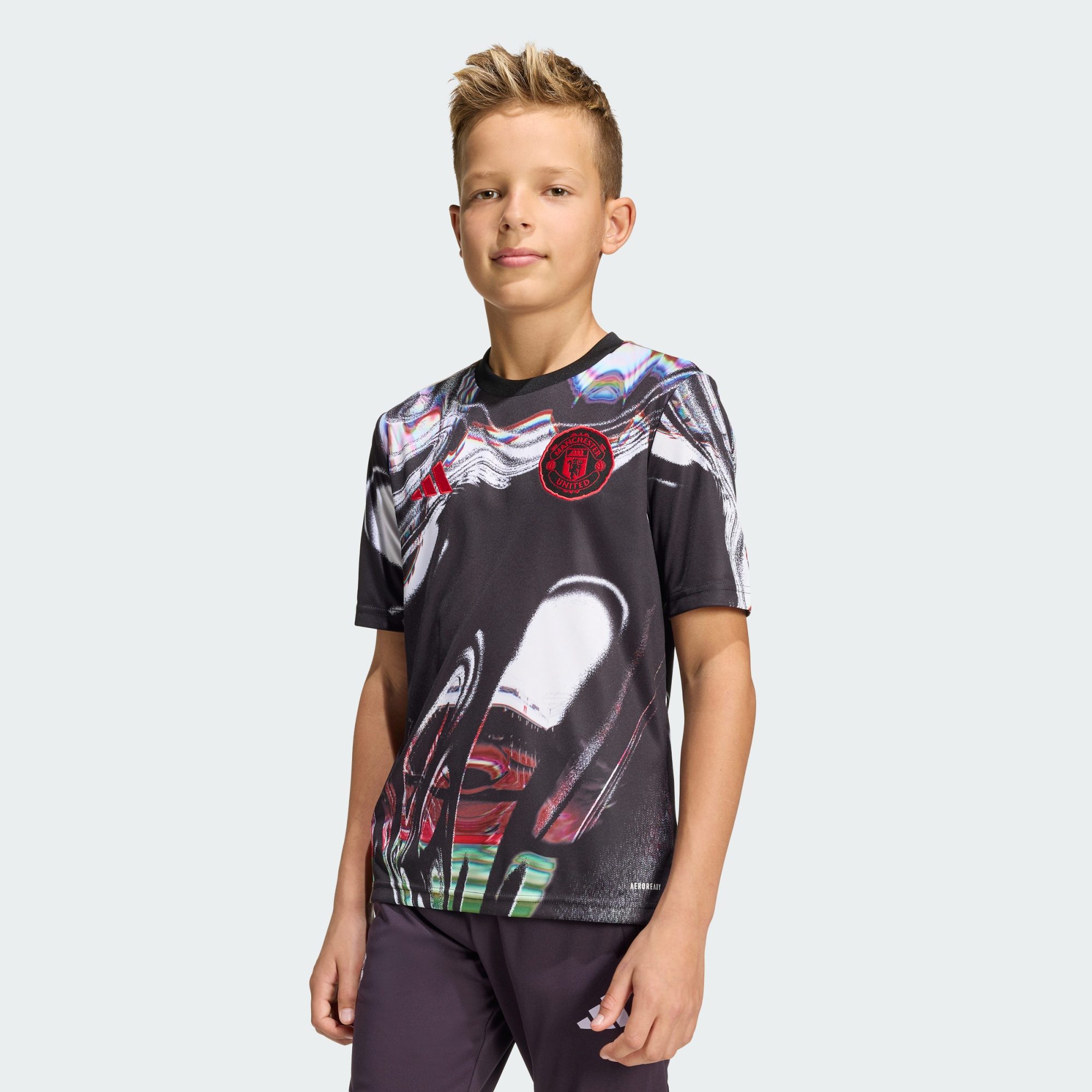 Fußballtrikot MANCHESTER UNITED 25/26 KIDS PRE-MATCH SHIRT