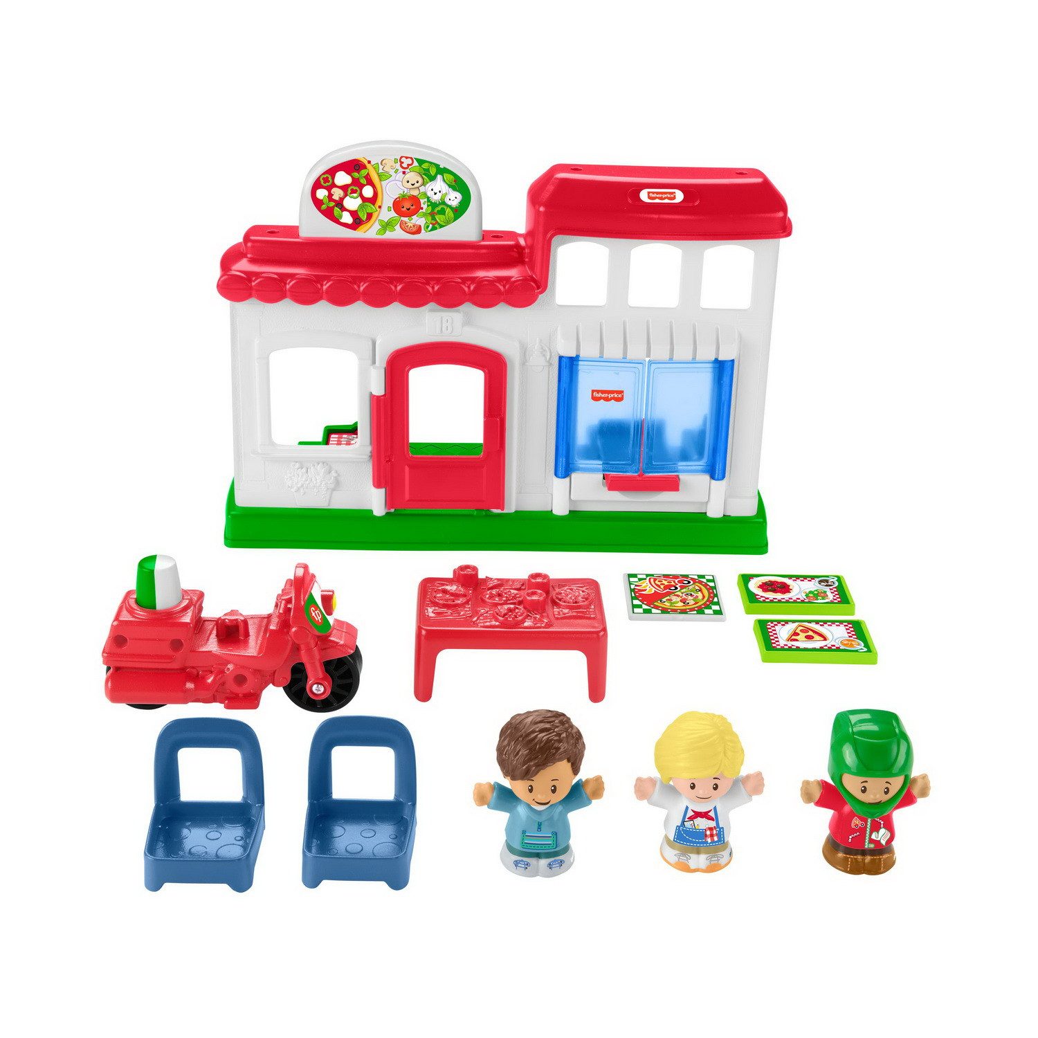 Fisher-Price® Lernspielzeug Little People Pizzeria Pizza-Lieferservice günstig online kaufen