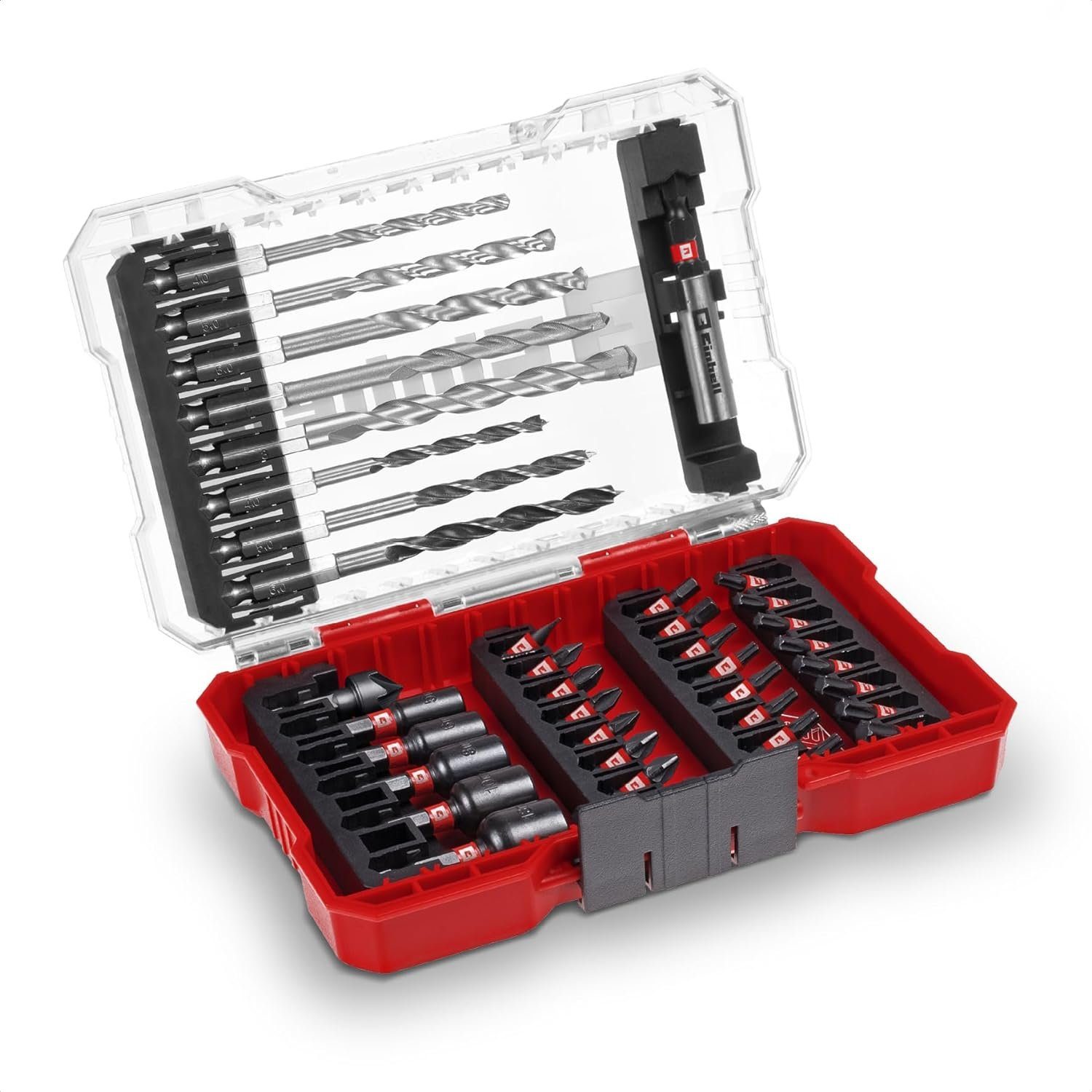 Einhell Bit-Set, M-CASE 39-tlg. schlagfestes Zubehör-Set (25-mm-Bits