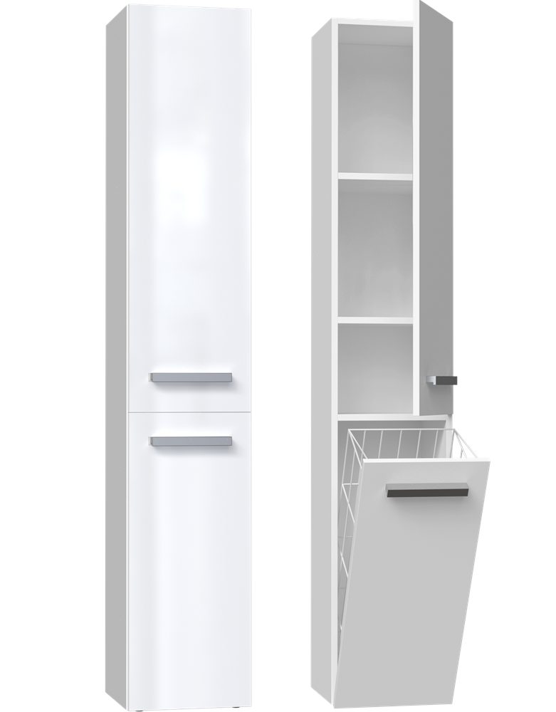 ibonto Hochschrank Badezimmerschrank: Elegantes & Praktisches günstig online kaufen