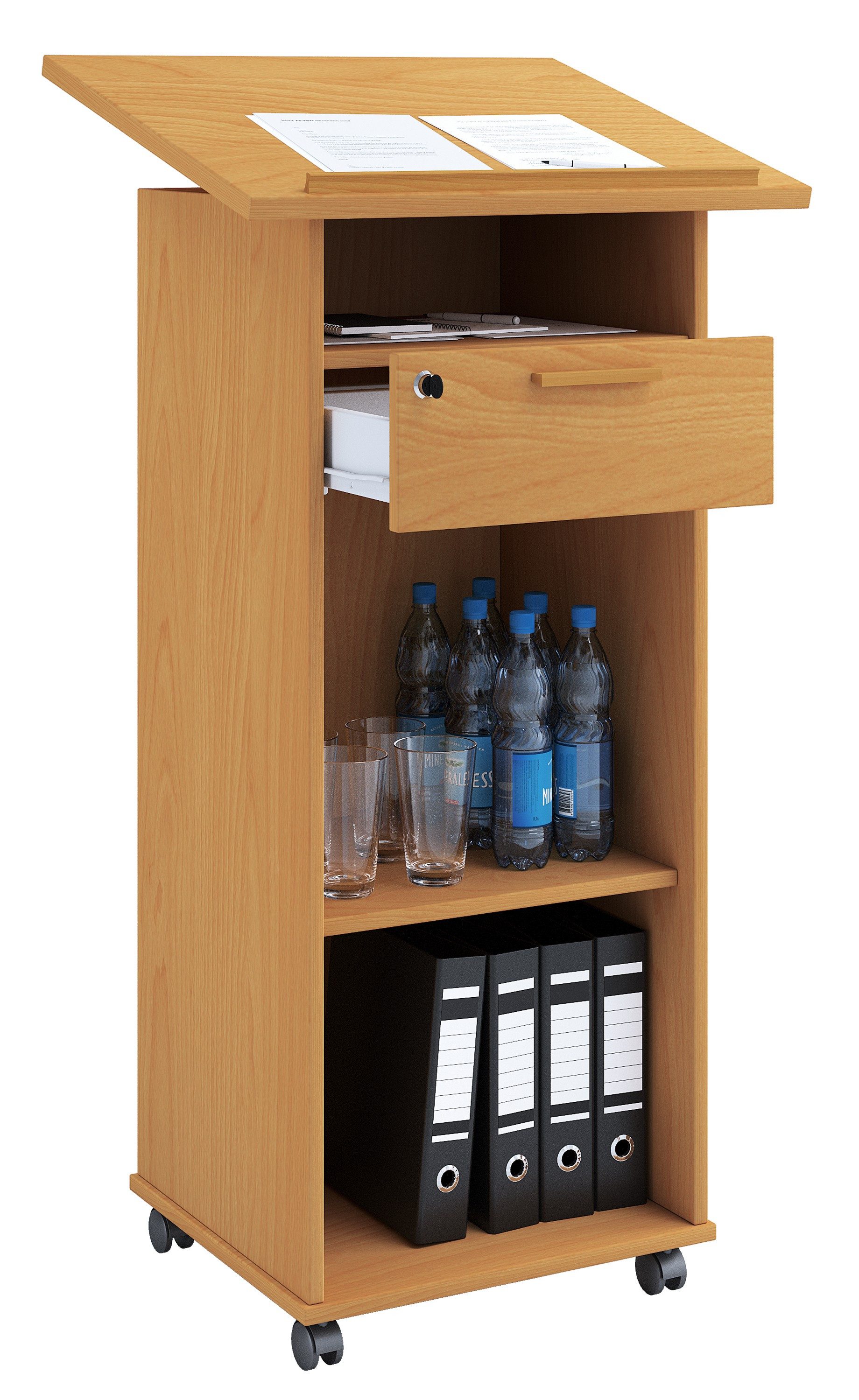 VCM Stehpult Holz Stehpult Rednerpult Stehtisch günstig online kaufen