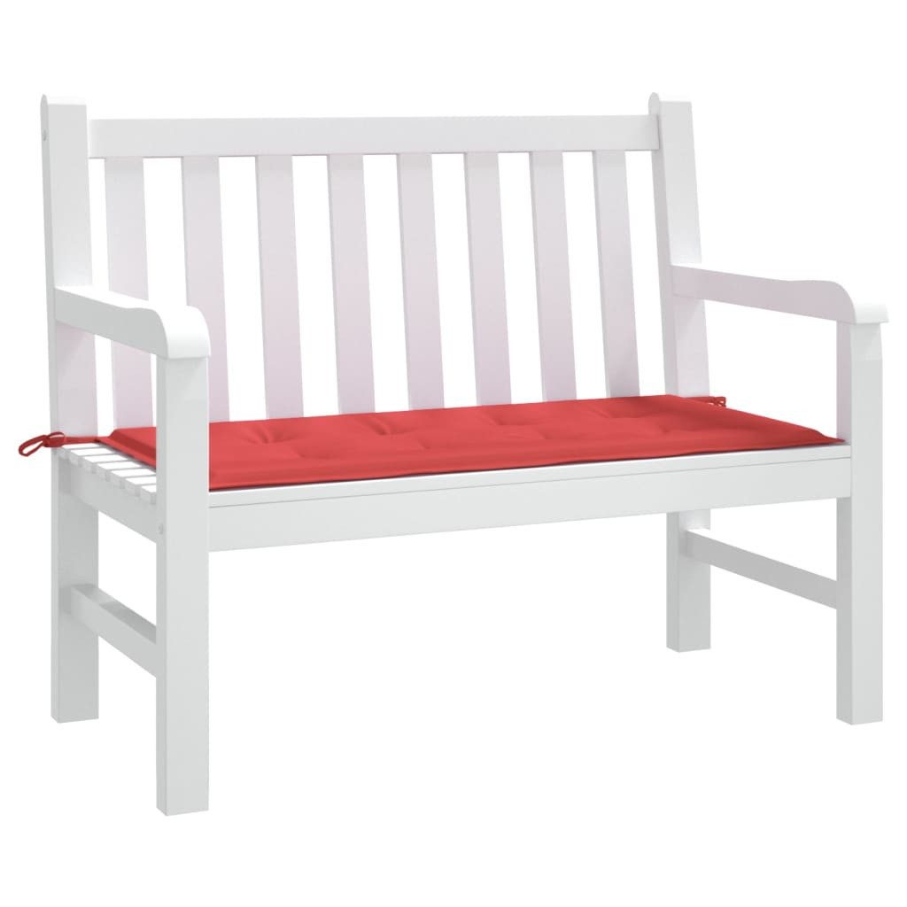 vidaXL Sitzauflage Gartenbank-Auflage Rot 120x50x4 cm günstig online kaufen