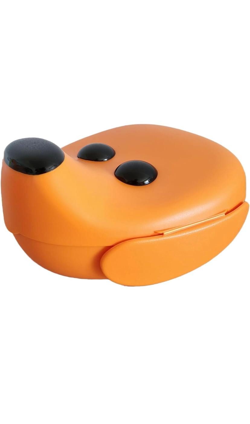 IKEA Lunchbox IKEA Lunchbox "SMASKA" Brotdose in Hundekopfform, orange