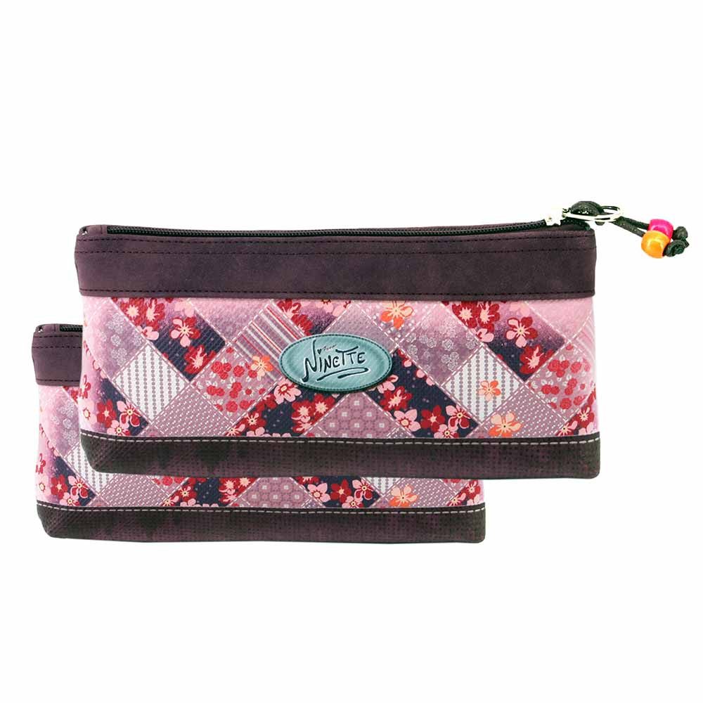 Karactermania Kosmetiktasche Forever Ninette Set von Zwei Kosmetiktaschen Waschtasche Kulturbeutel (2 Kulturbeutel)