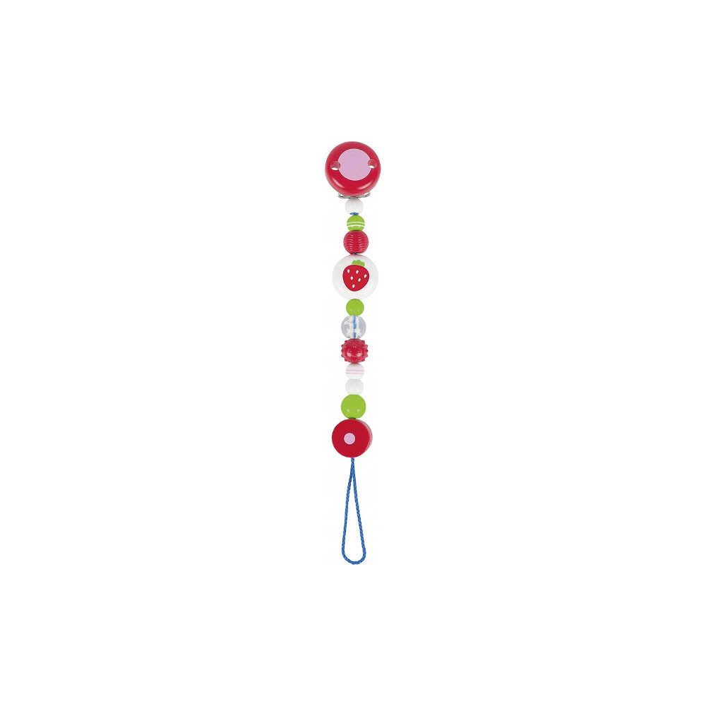 HEIMESS Babykissen HEIMESS Schnullerkette Erdbeere