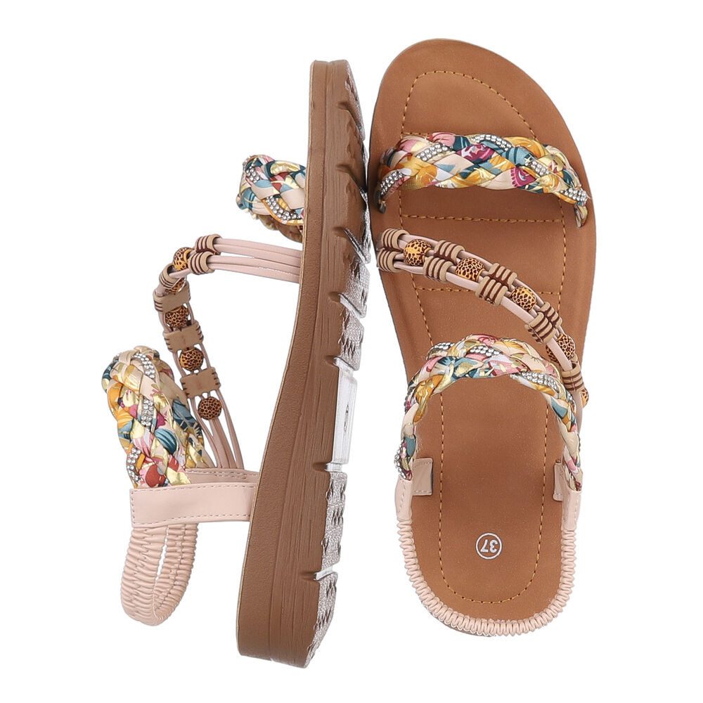 Ital-Design Damen Freizeit Riemchensandalette (86345155) Flach günstig online kaufen