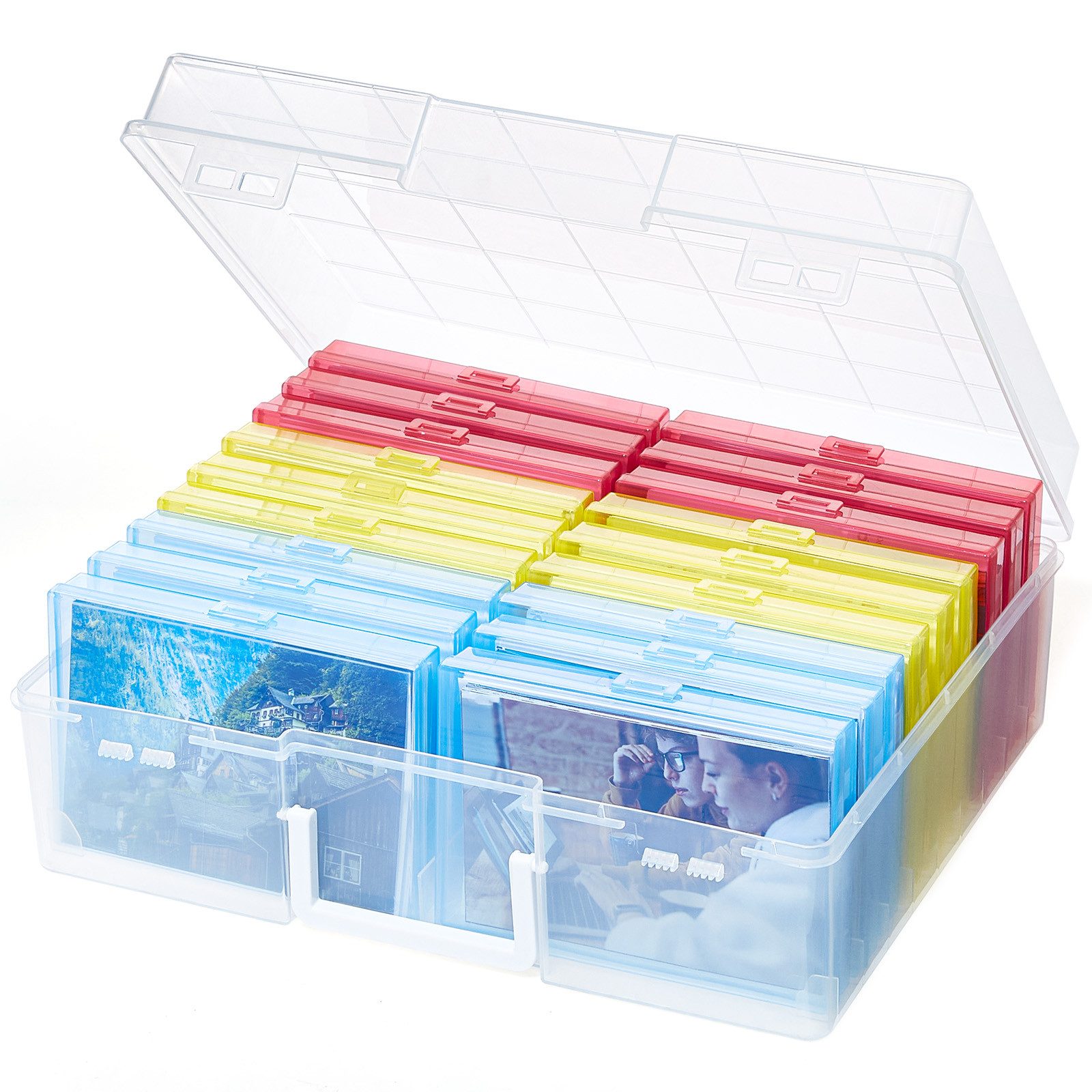 Lifewit Fotobox Fotoaufbewahrungsbox,18 Fotohalter, Foto Organizer günstig online kaufen