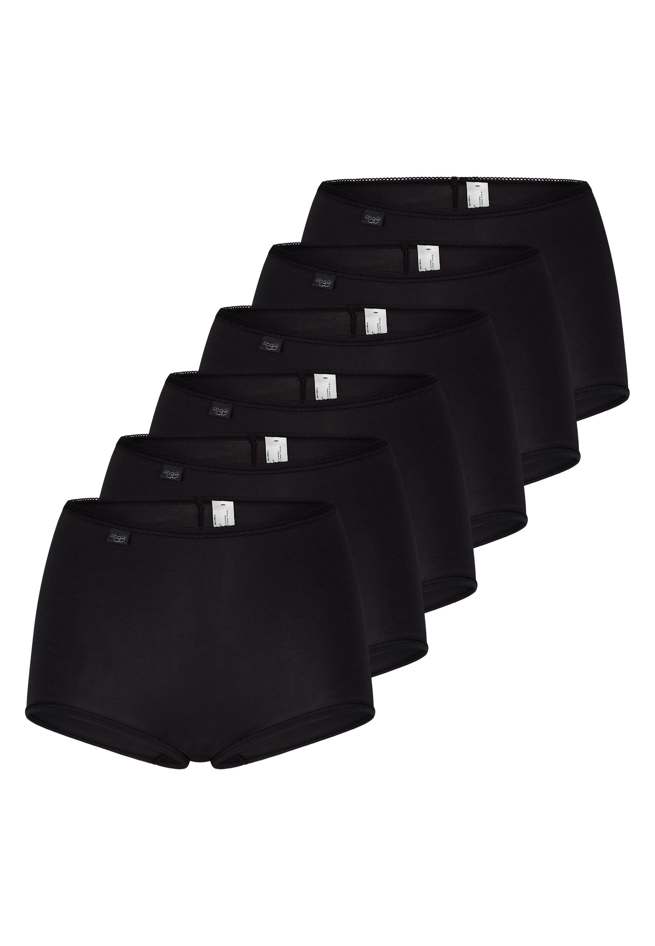 sloggi Maxislip 6er Pack 24/7 Cotton (Spar-Set, 6-St) Maxi Slip - Baumwolle - Atmungsaktiv