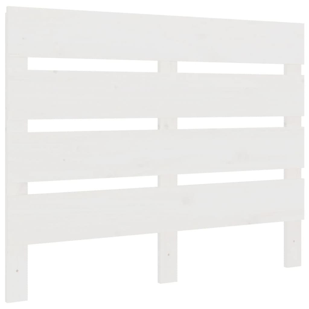 vidaXL Bett Kopfteil Weiß 75x3x80 cm Massivholz Kiefer (1-tlg)