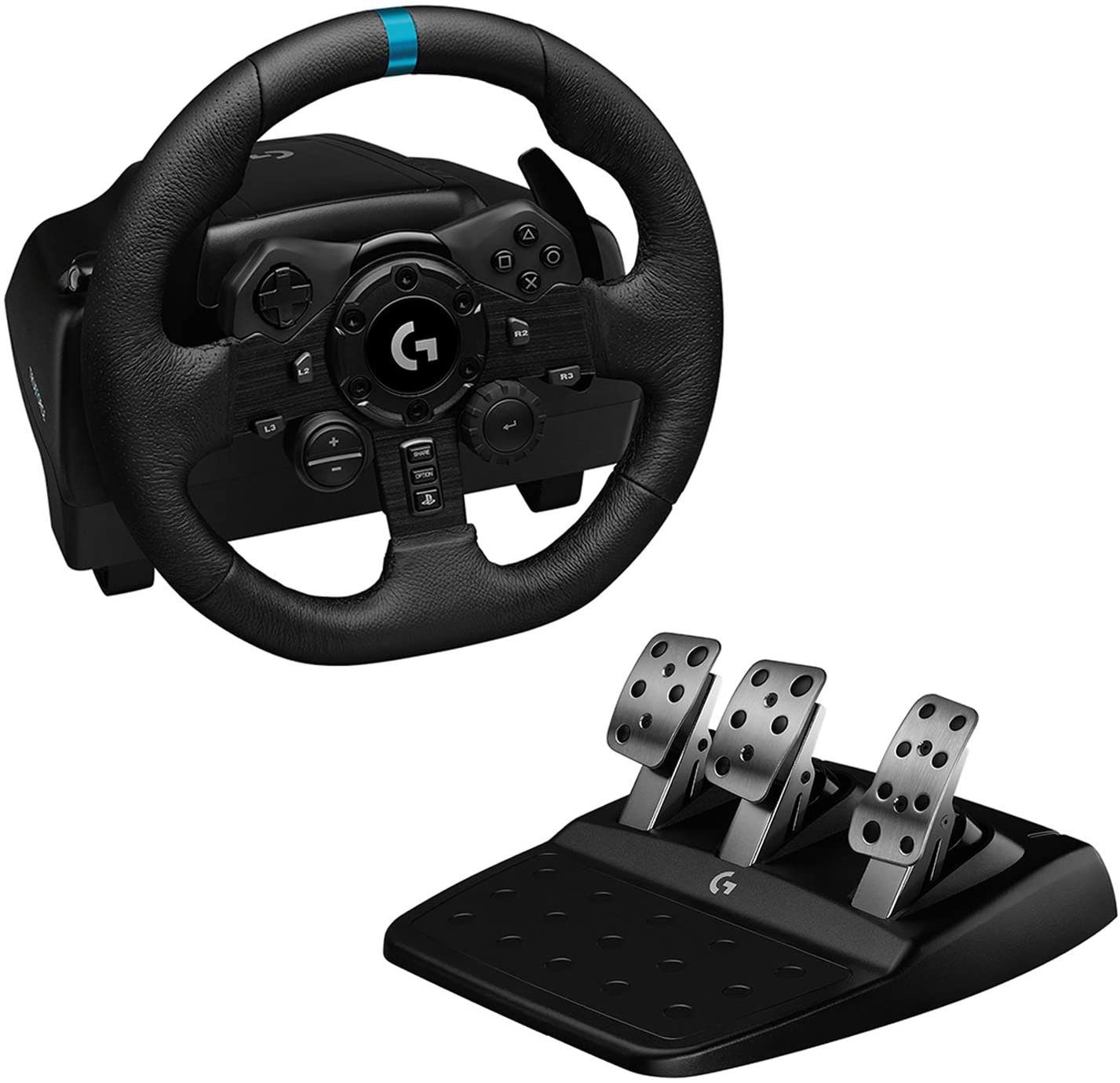 Logitech G923 Trueforce für PlayStation und PC + Logitech Driving Force Shifter Gaming-Controller