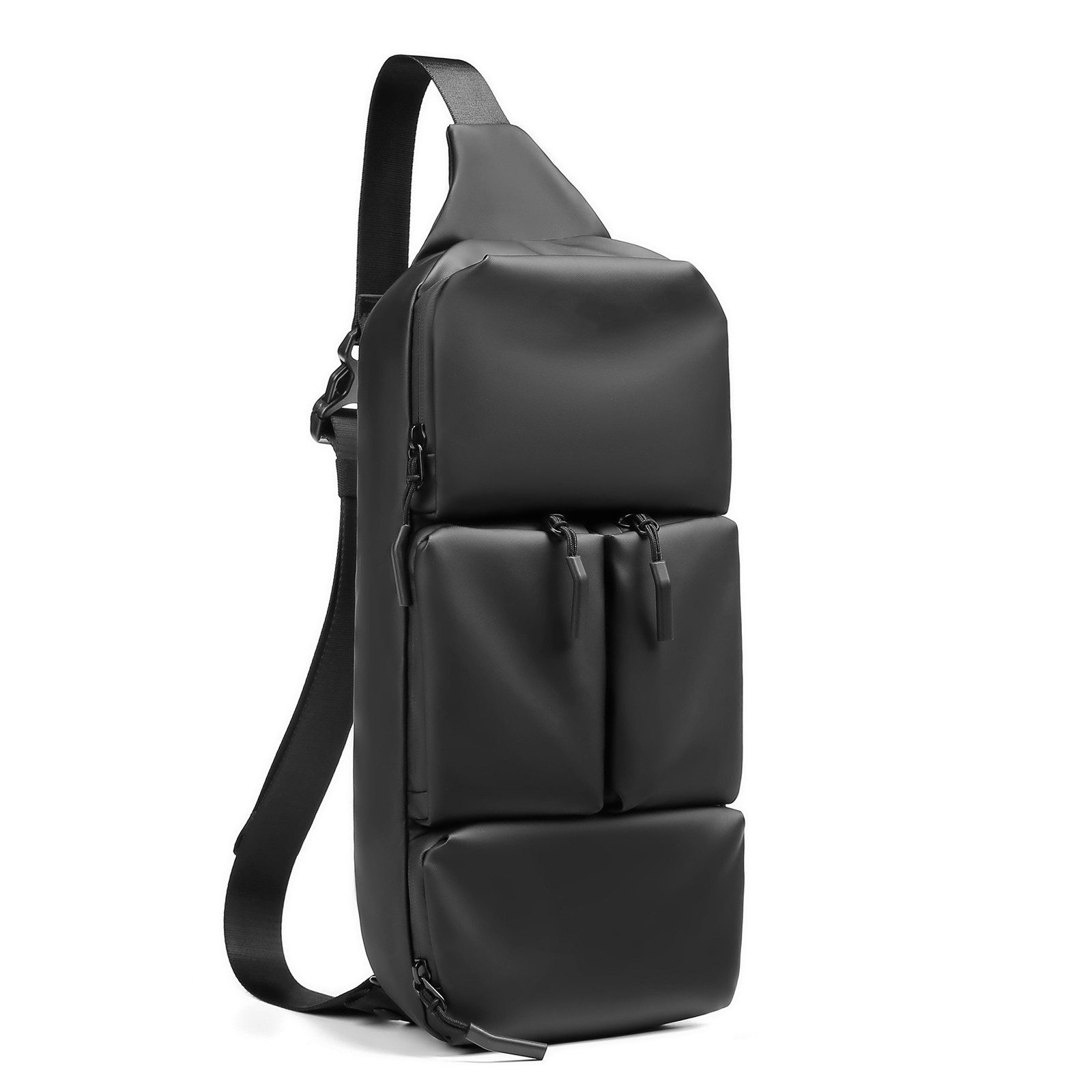 TAN.TOMI Umhängetasche Wasserdichte Sling Crossbody Bag für Damen und Herren, für Reisen, Fitnessstudio, Wandern, Büro, Radfahren