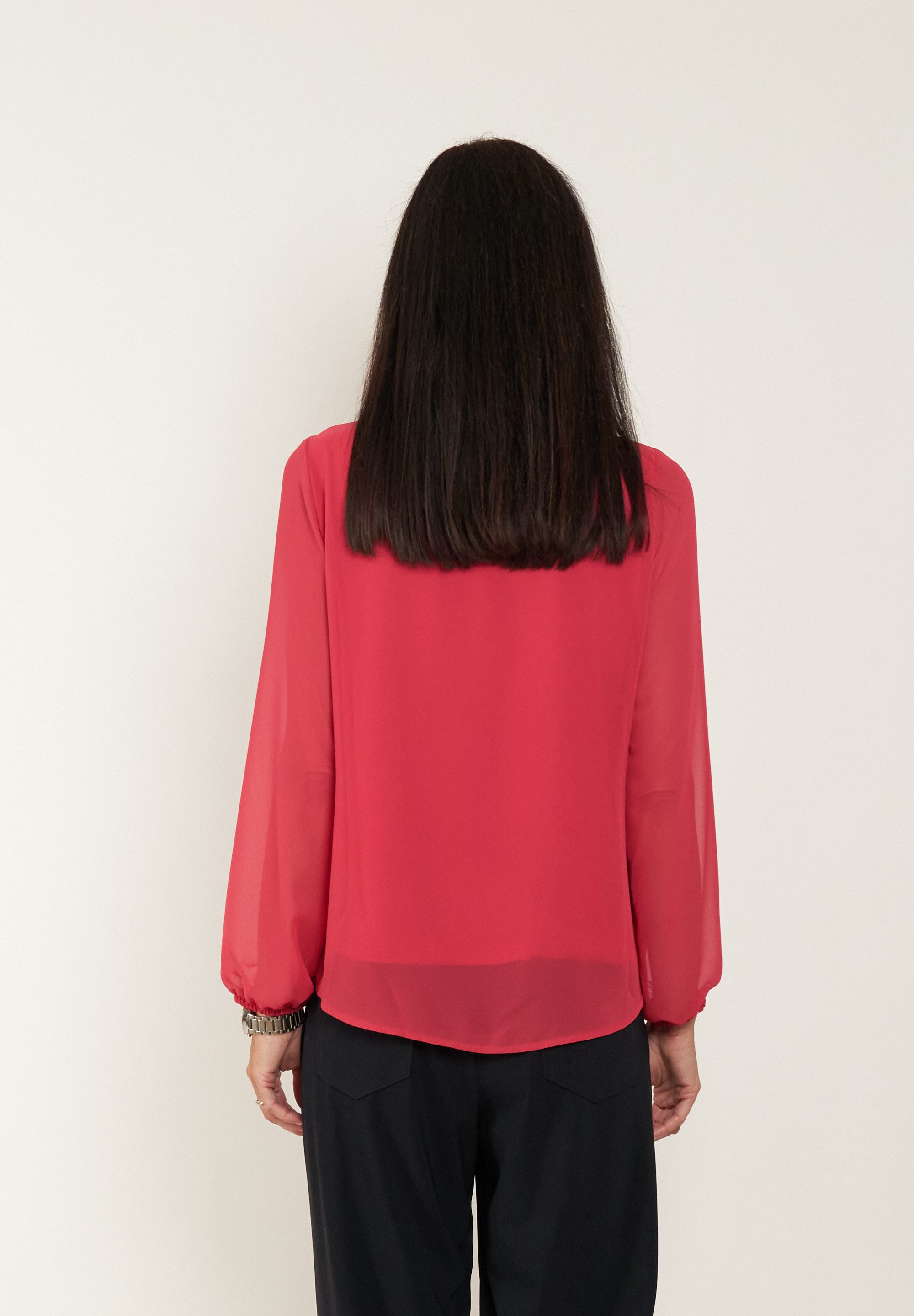 Seidel Moden Langarmbluse mit blickdichtem Jerseyfutter - MADE IN GERMANY günstig online kaufen