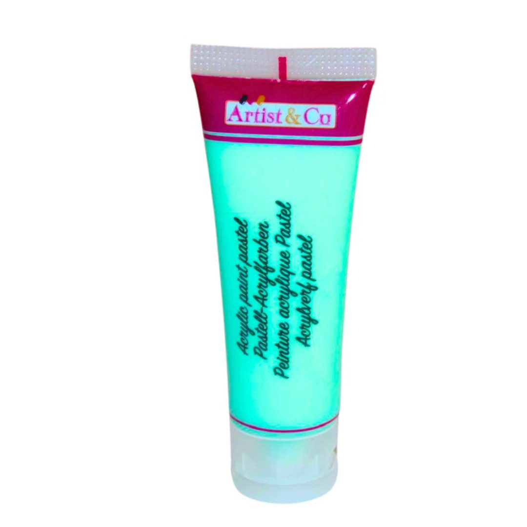Artist & Co Acrylfarbe Acrylfarben Set 75 ml Pastell Künstlerfarbe Malfarbe Bastelfarbe, Pastellfarben