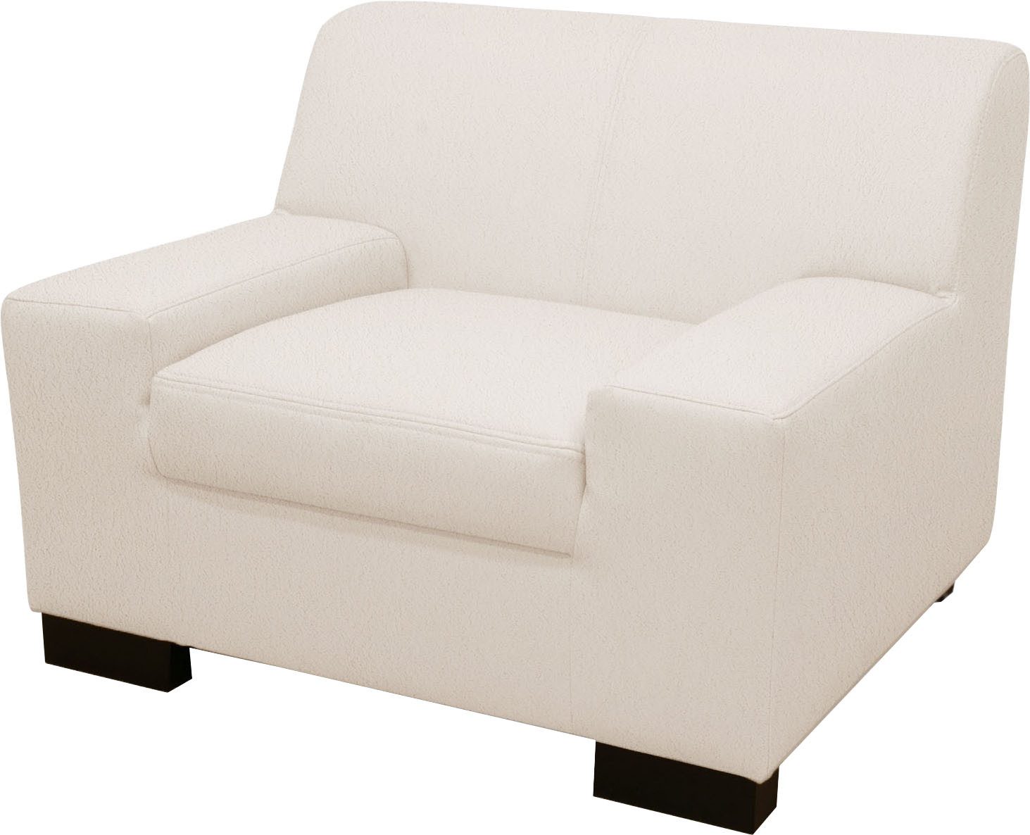 OTTO home Sessel Faxe 101 x 85 cm, stabile Konstruktion, aus pflegeleichtem, weichem Bezugsstoff