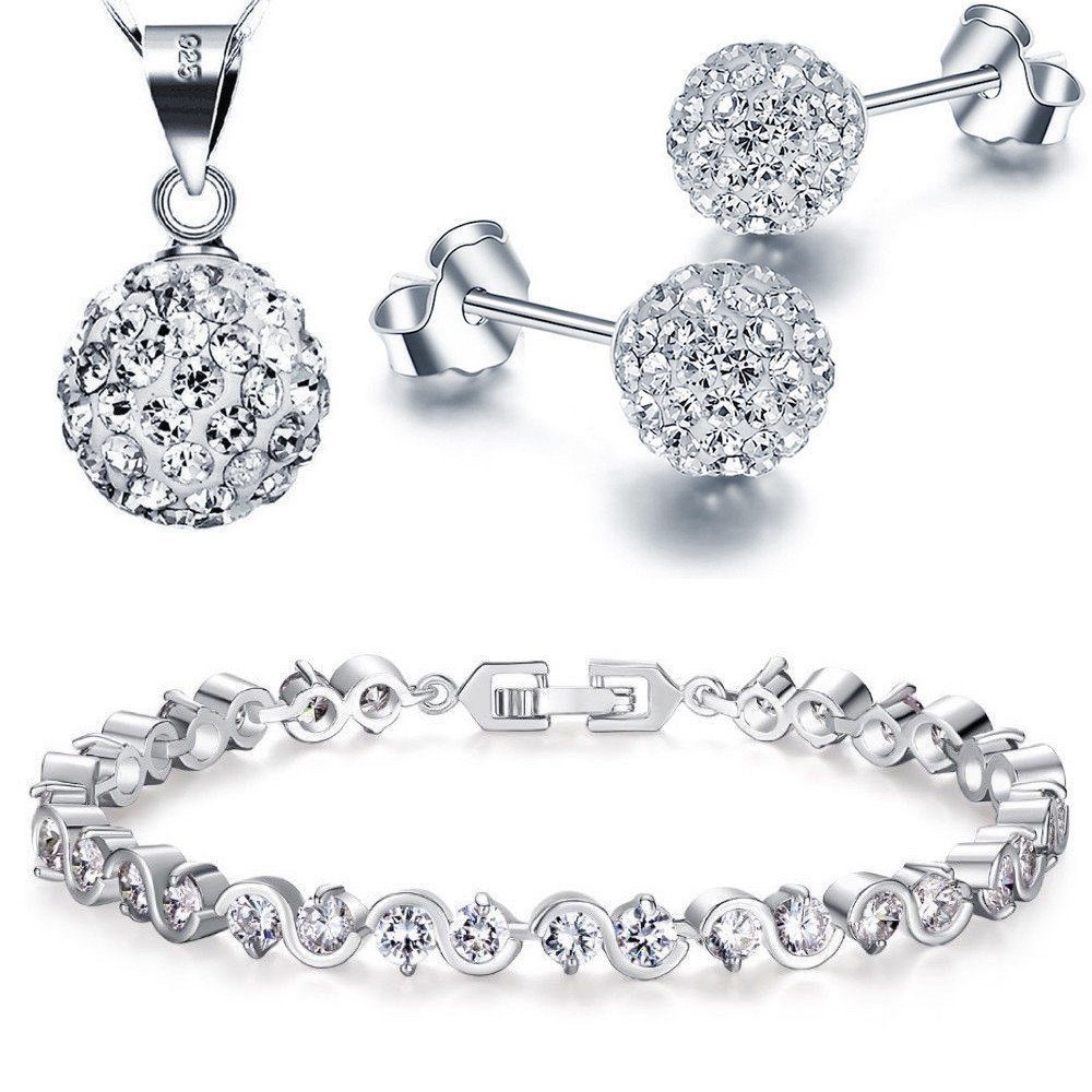 Kim Johanson Schmuckset Trinity (3-tlg), aus 925 Silber und Metall günstig online kaufen