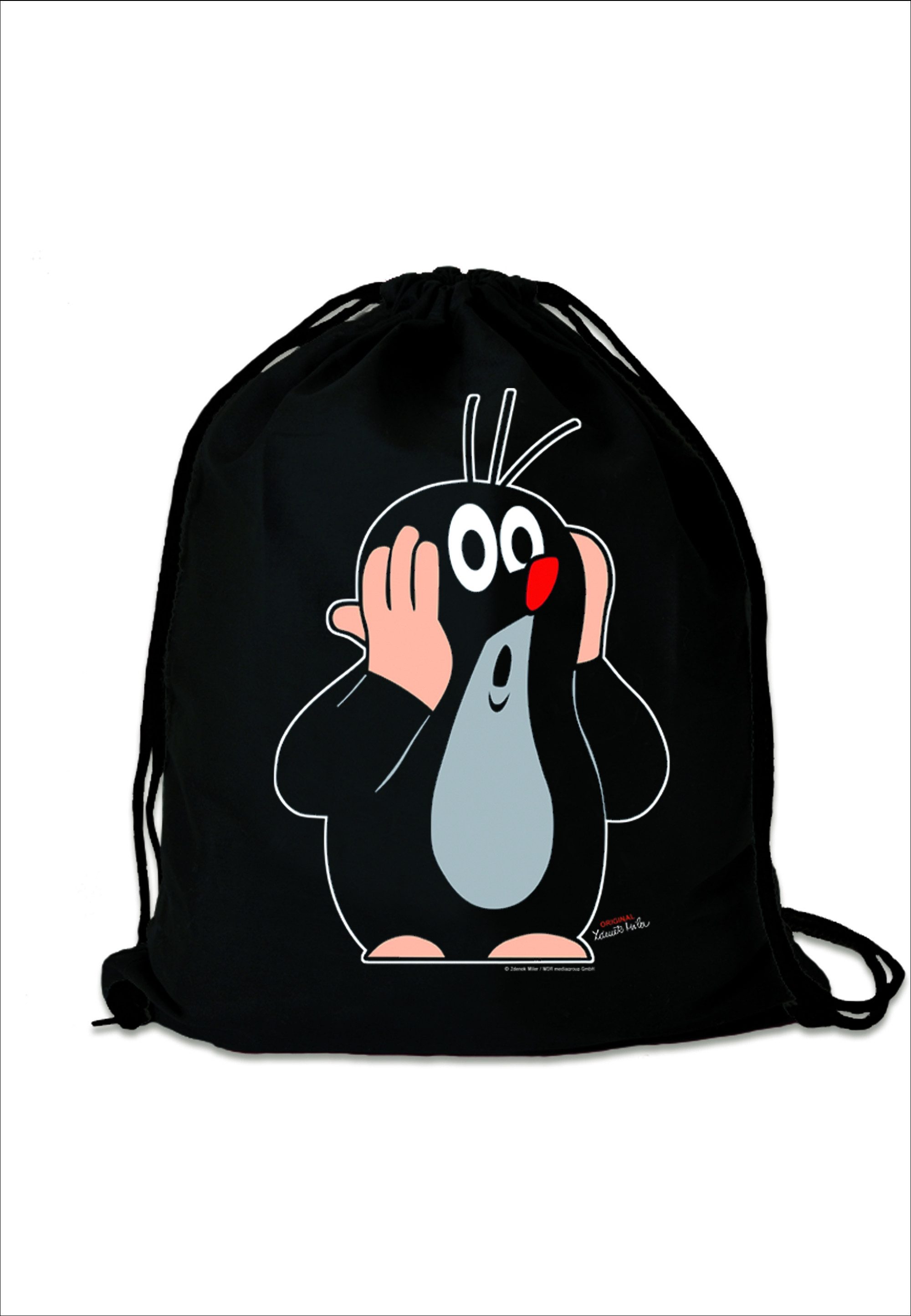 LOGOSHIRT Kulturbeutel Der kleine Maulwurf - Oh!, mit coolem Motiv