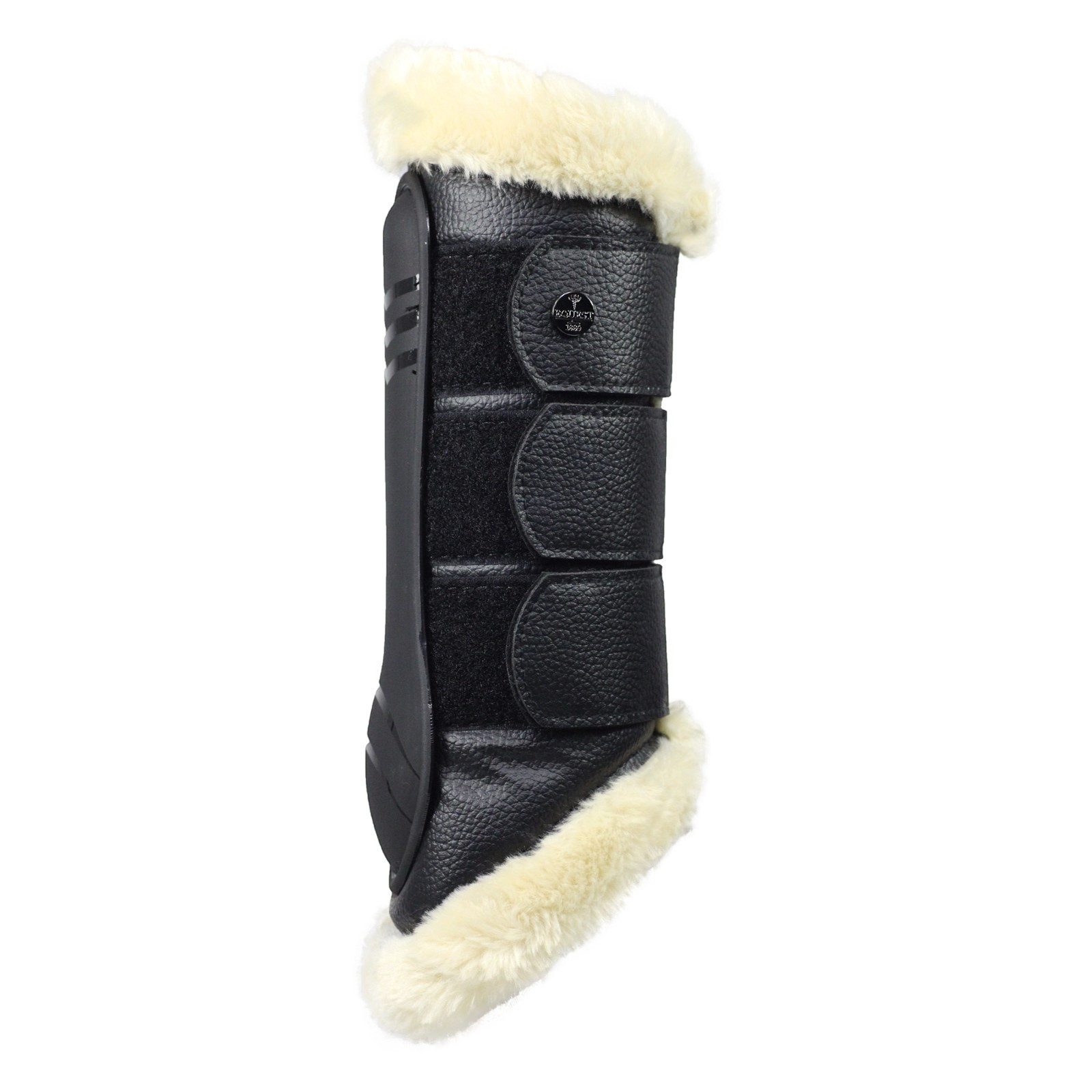 EQuest Gamaschen Safety Soft Gamasche, 2er Set, schwarz, M / Vollblut / Cob